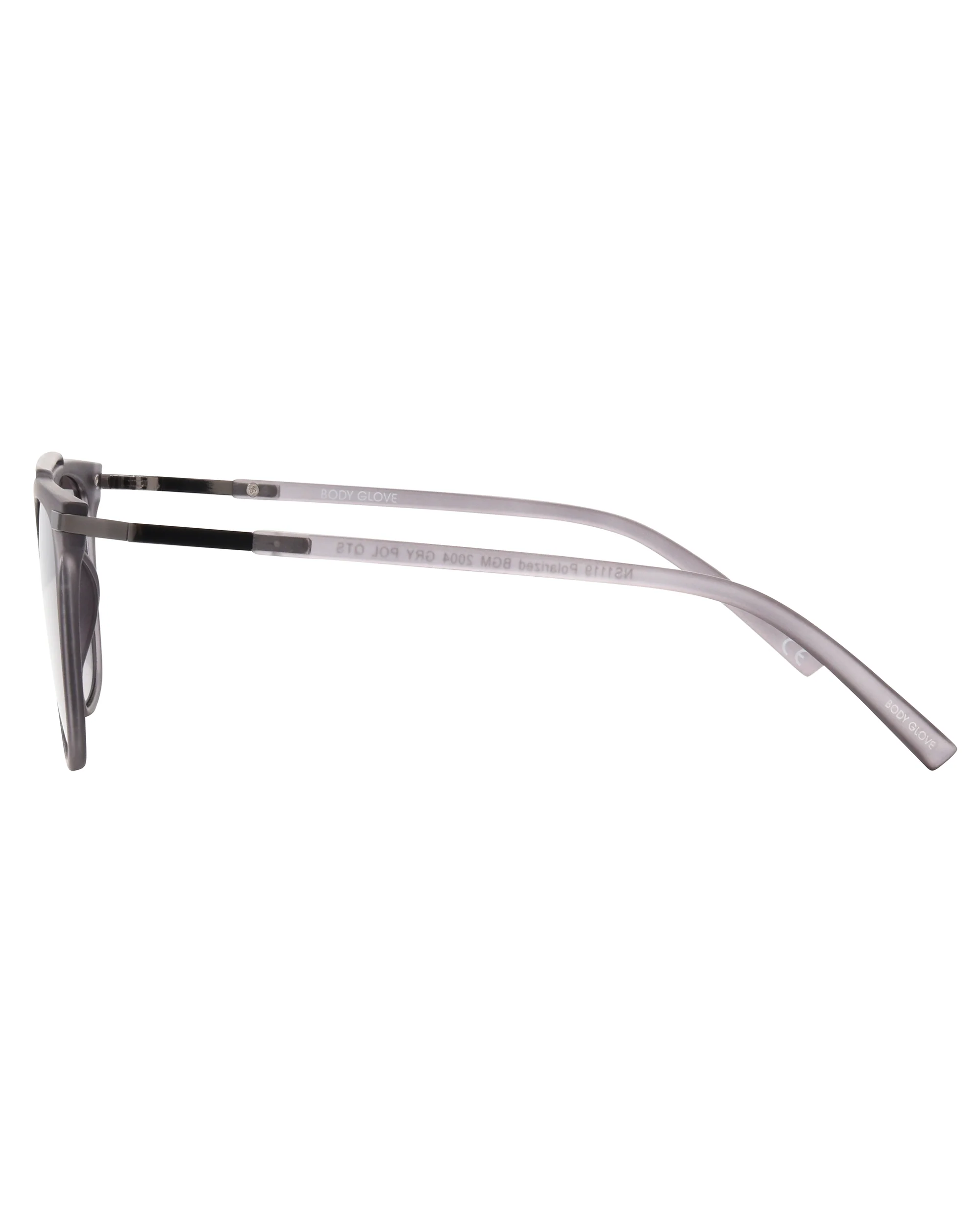 Dawny Polarized Square Frame Sunglasses - Grey - Image 5