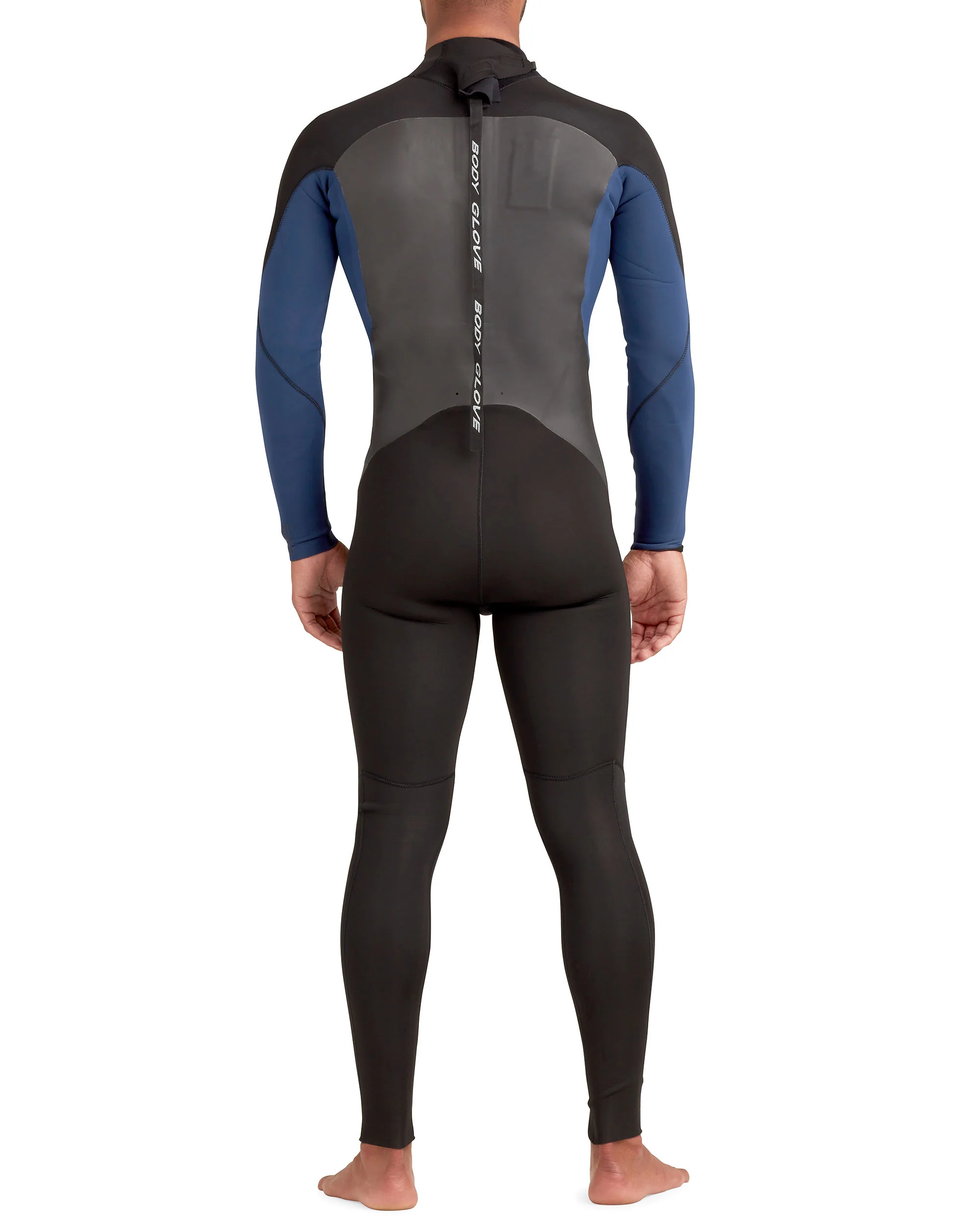 Phoenix 3/2mm Men's Back-Zip Fullsuit - Blue - Image 3