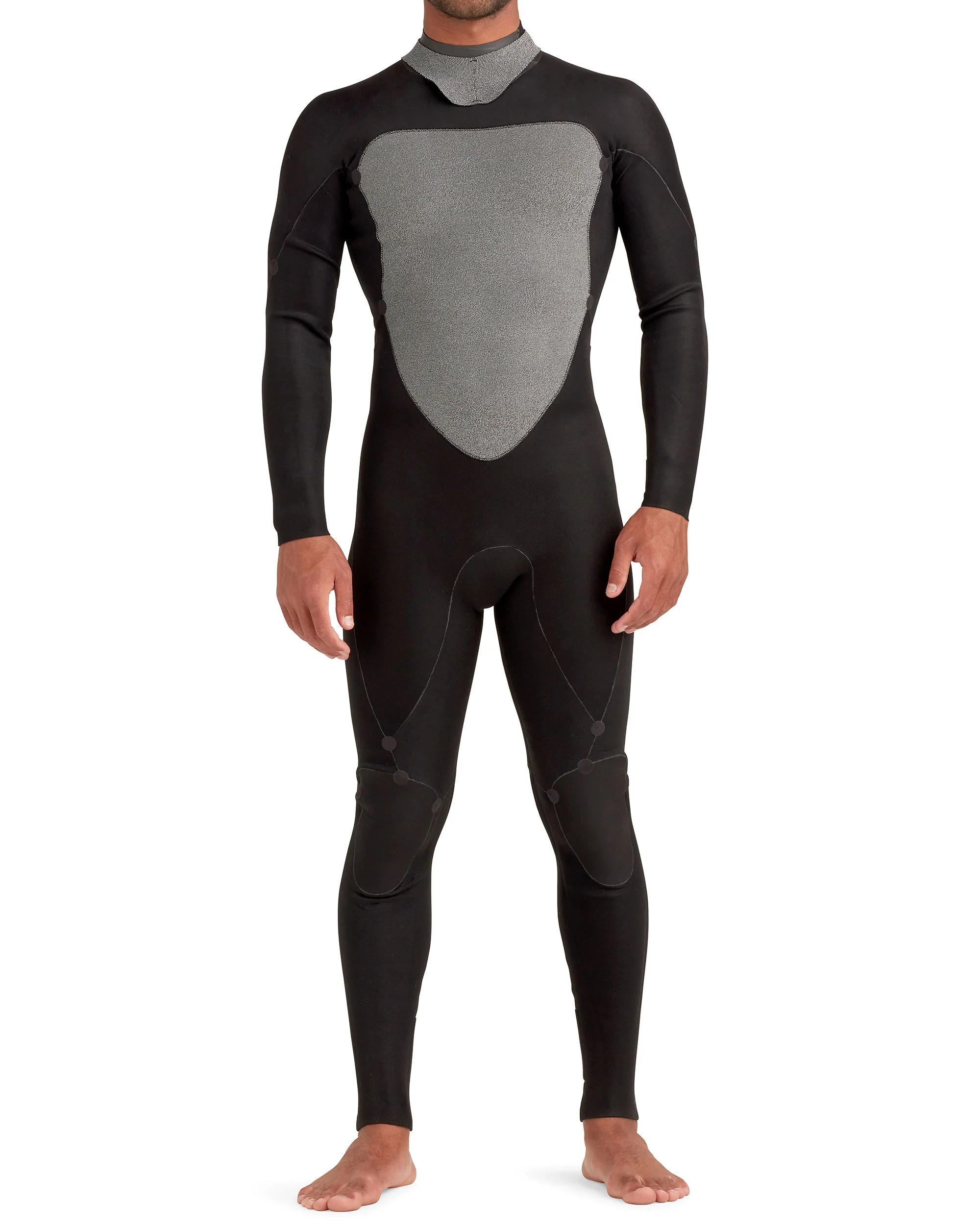Phoenix 3/2mm Men's Back-Zip Fullsuit - Blue - Image 6