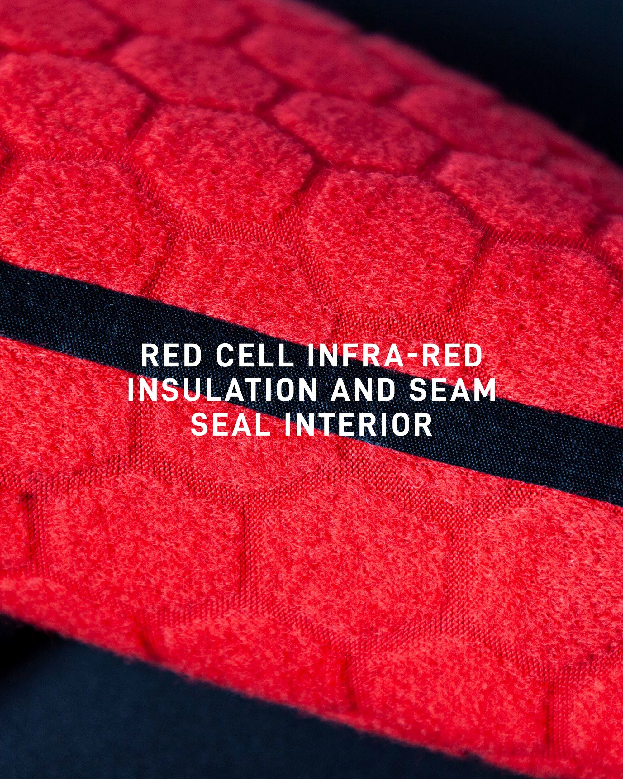 Red Cell 4/3mm Men's Chest-Zip Hooded Fullsuit - Black - Image 9