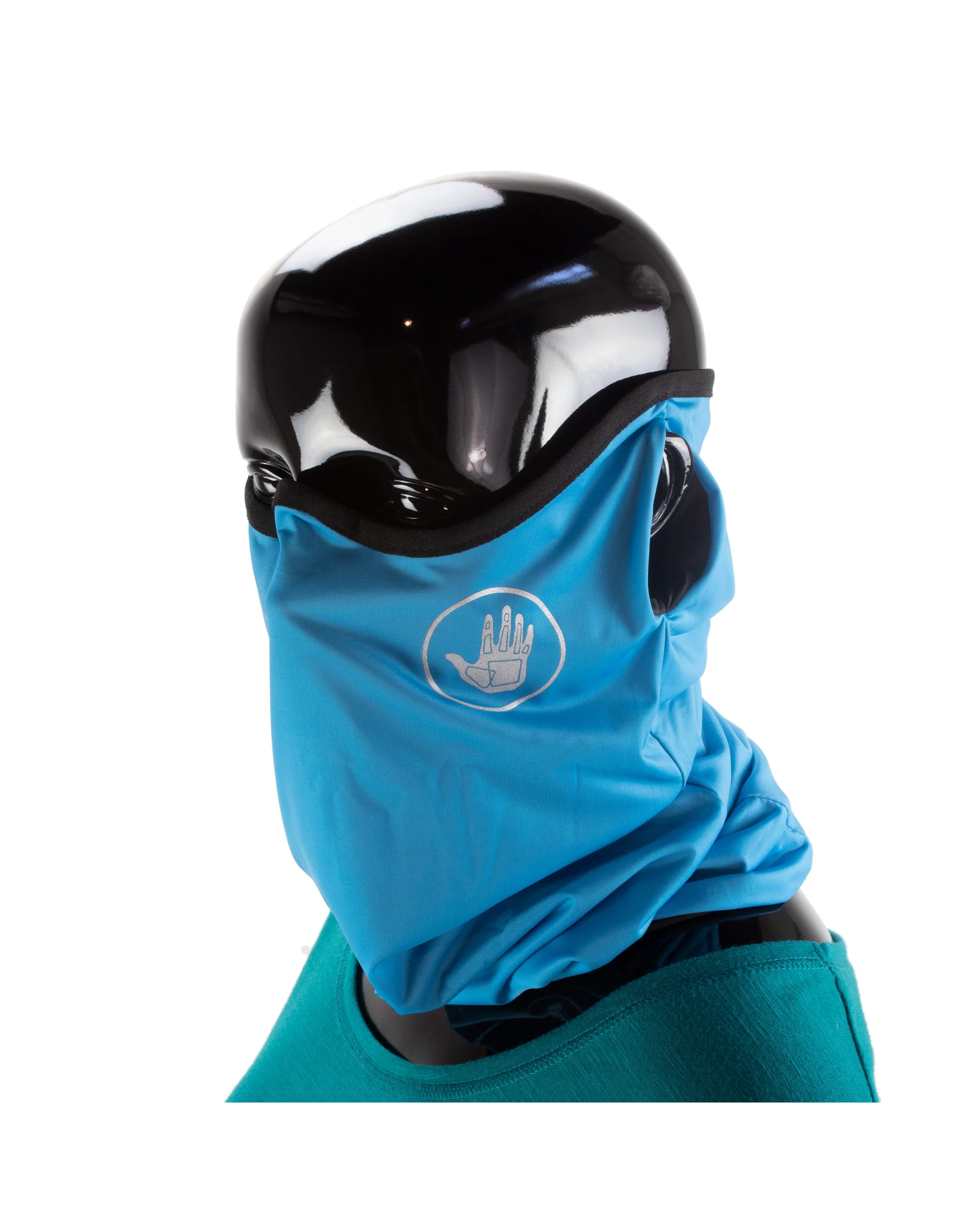 2-Pack Women's Cooling Gaiter Face Masks - LightBlue/OffWhitePrism - Image 6