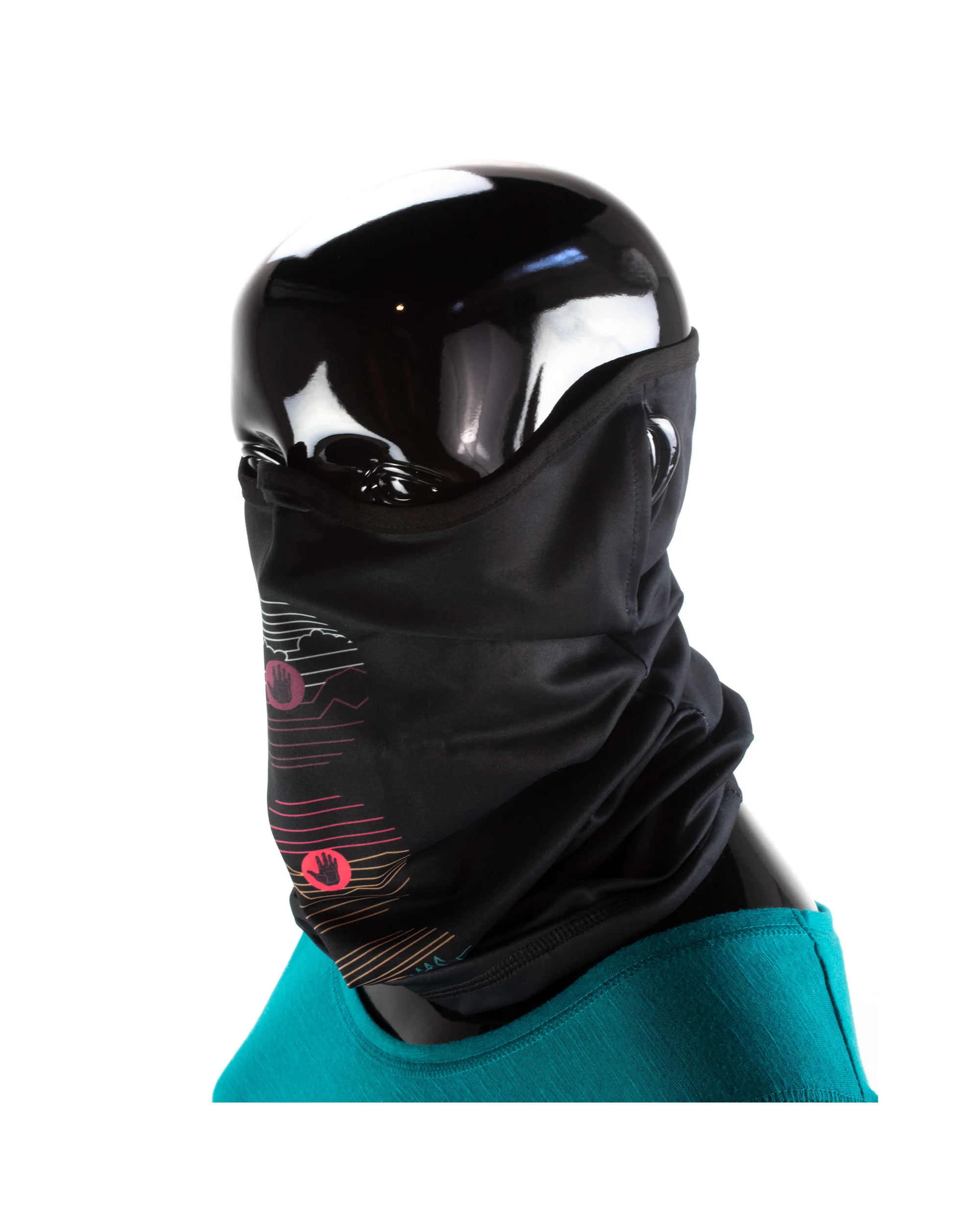 2-Pack Women's Warming Gaiter Face Masks - Black/BGMulti - Image 8
