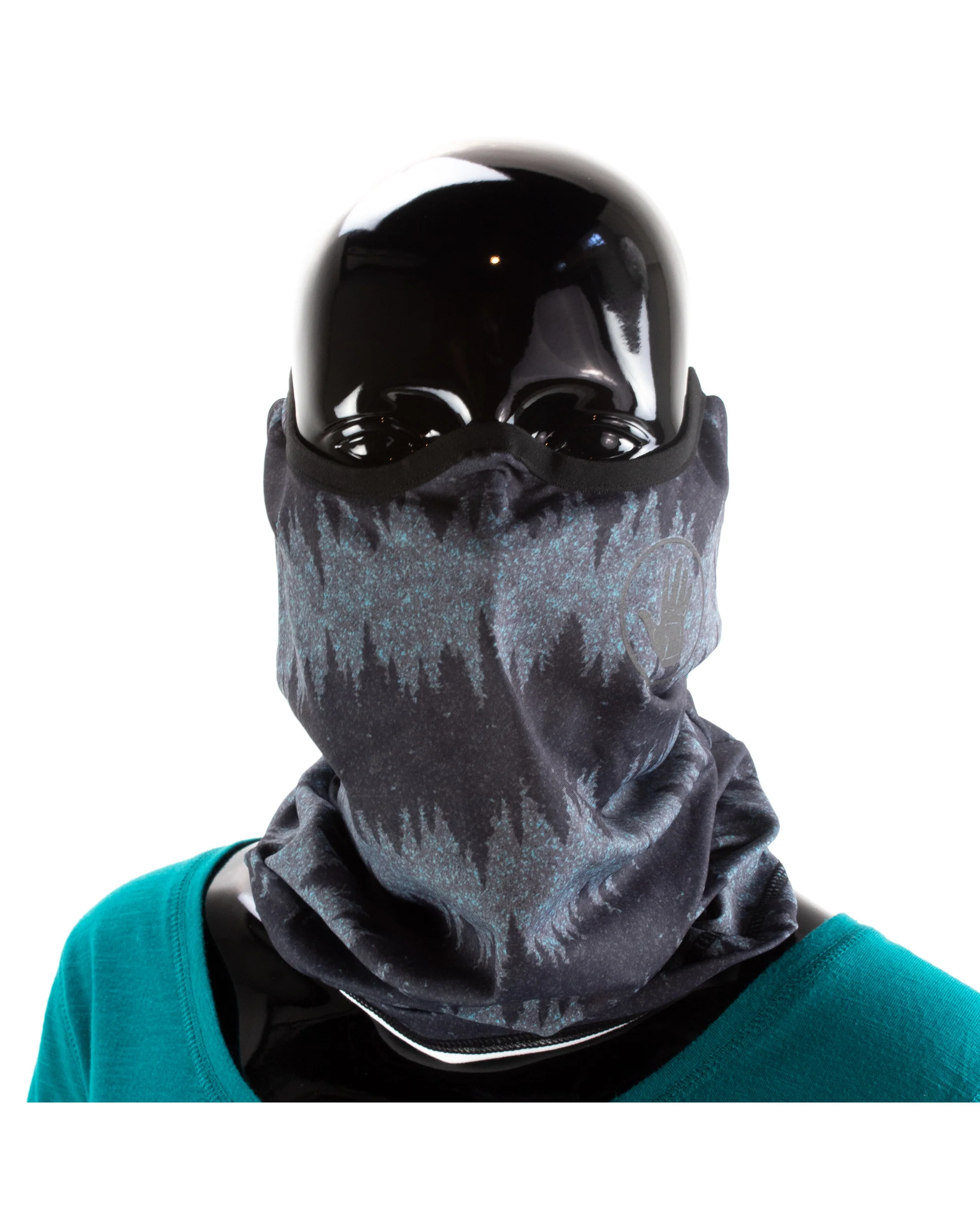 2-Pack Women's Warming Gaiter Face Masks - Black/BlackGrey - Image 3