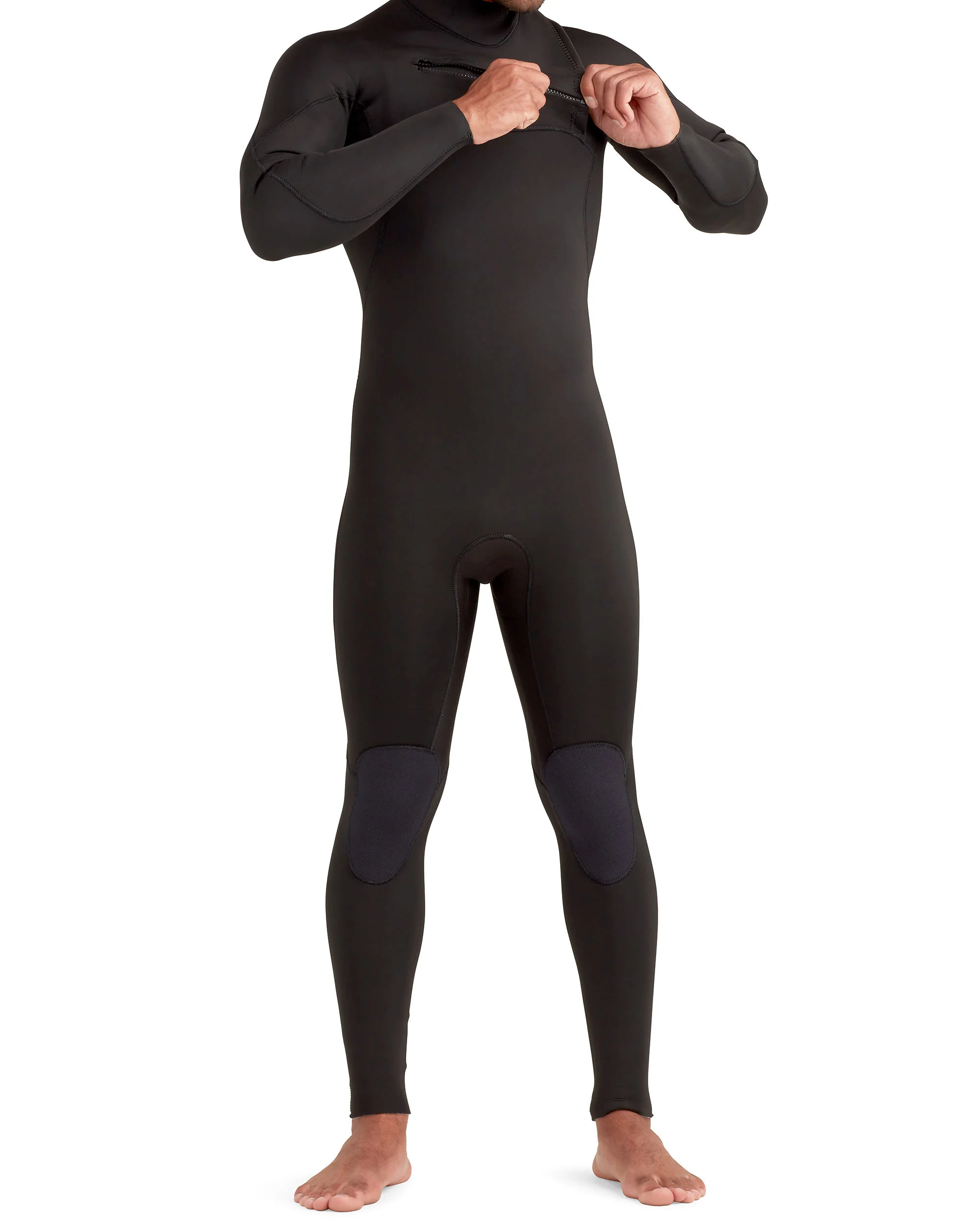 Variant 3/2mm Men's Chest-Zip Fullsuit - Black - Image 3