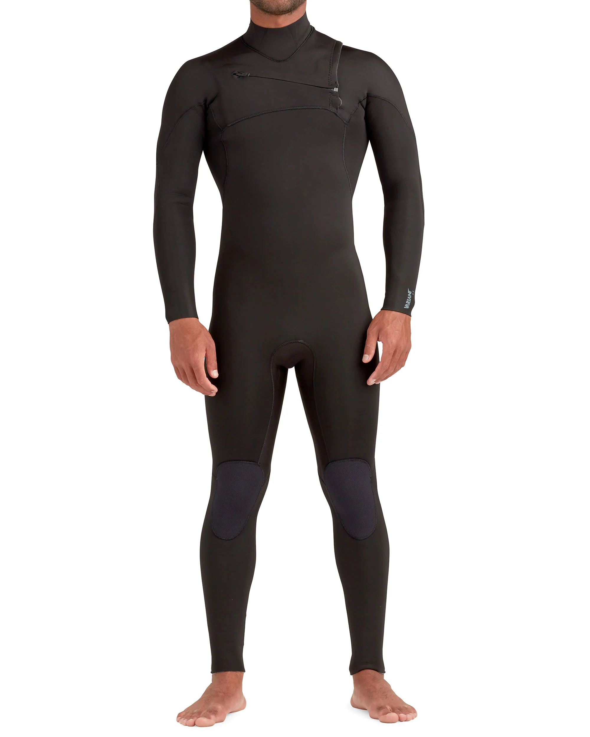 Variant 3/2mm Men's Chest-Zip Fullsuit - Black - Image 6