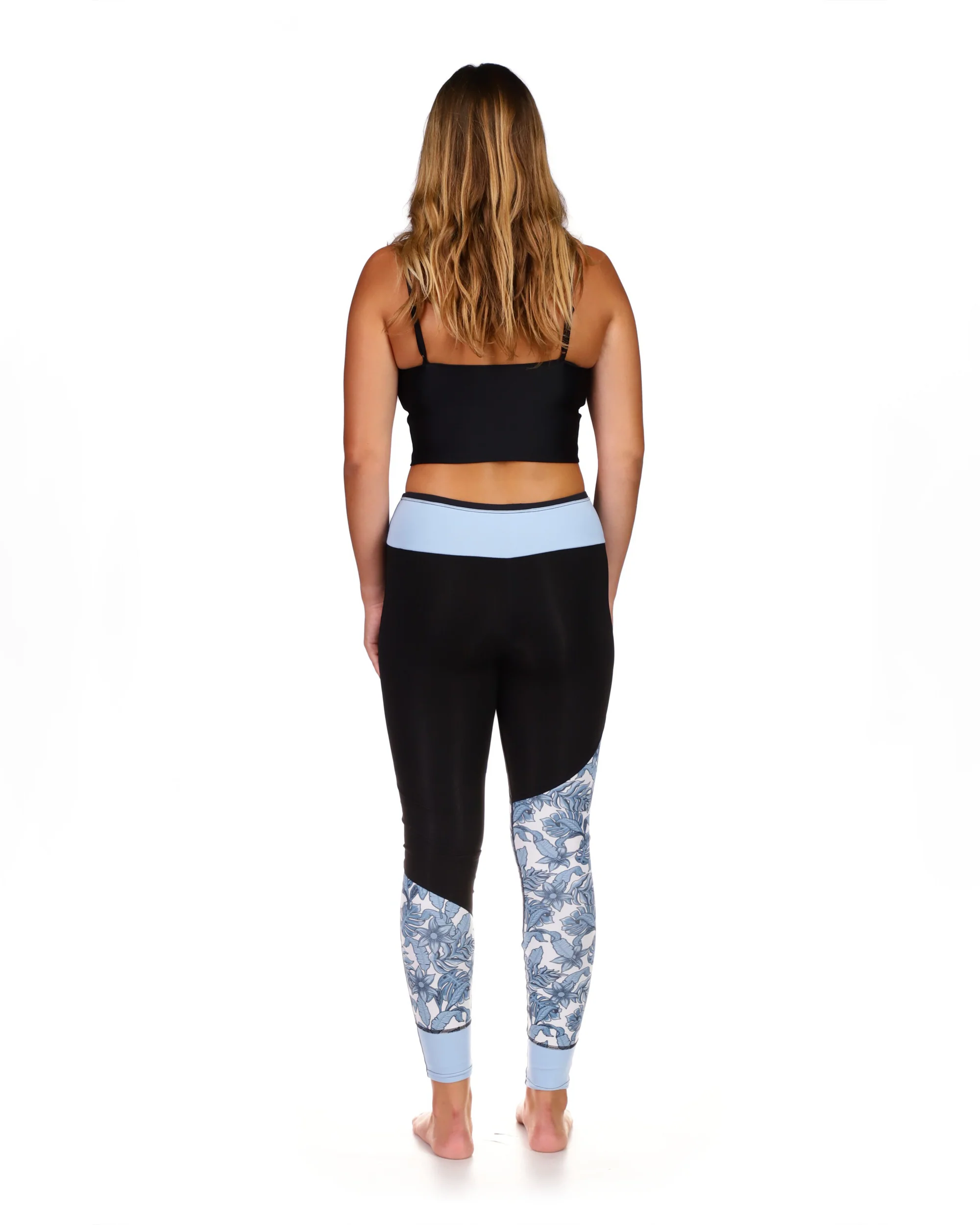 Stellar 2mm Capri Pant - Blue/Black Print - Image 3