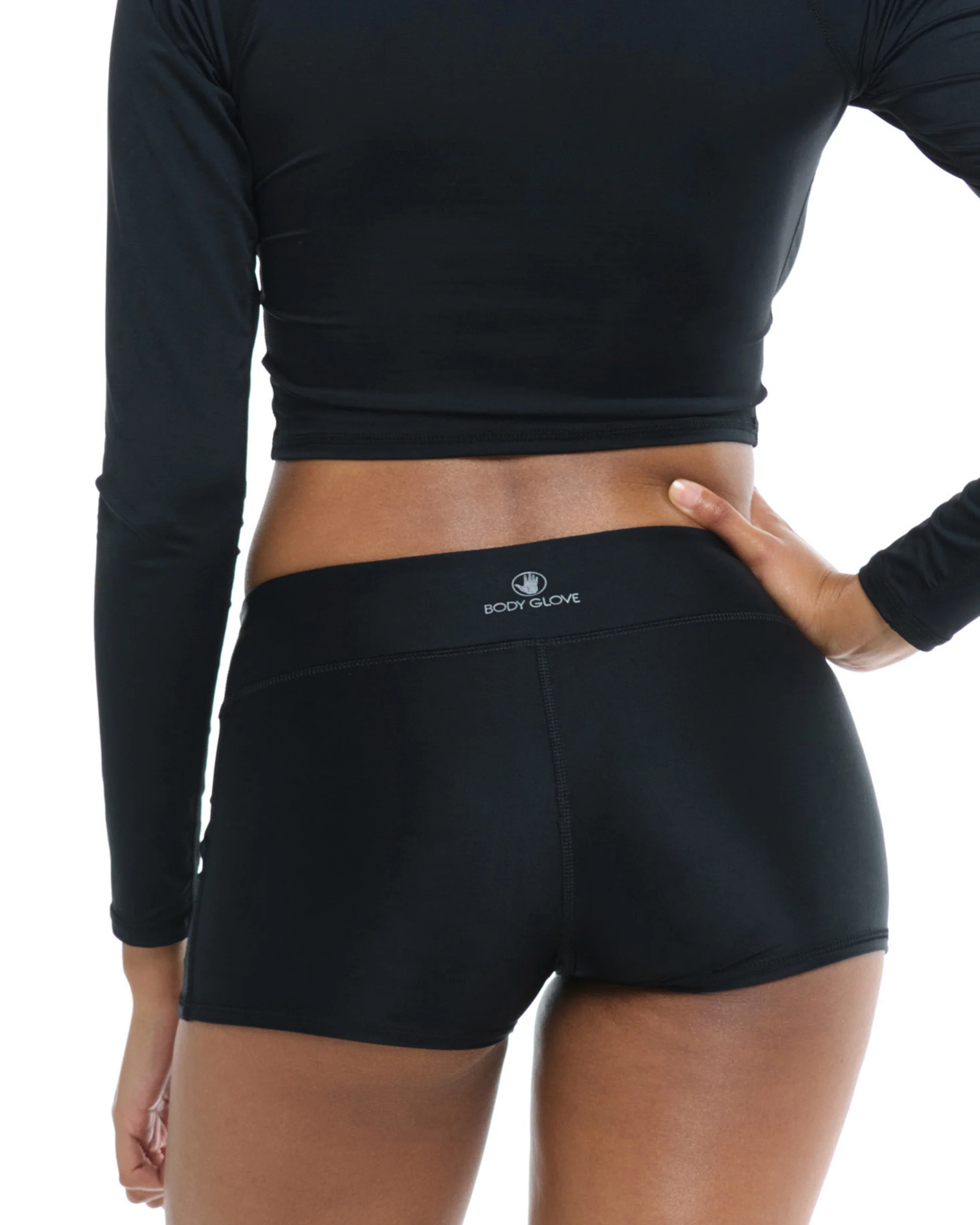 Smoothies Rider Cross-Over Shorts - Black - Image 2