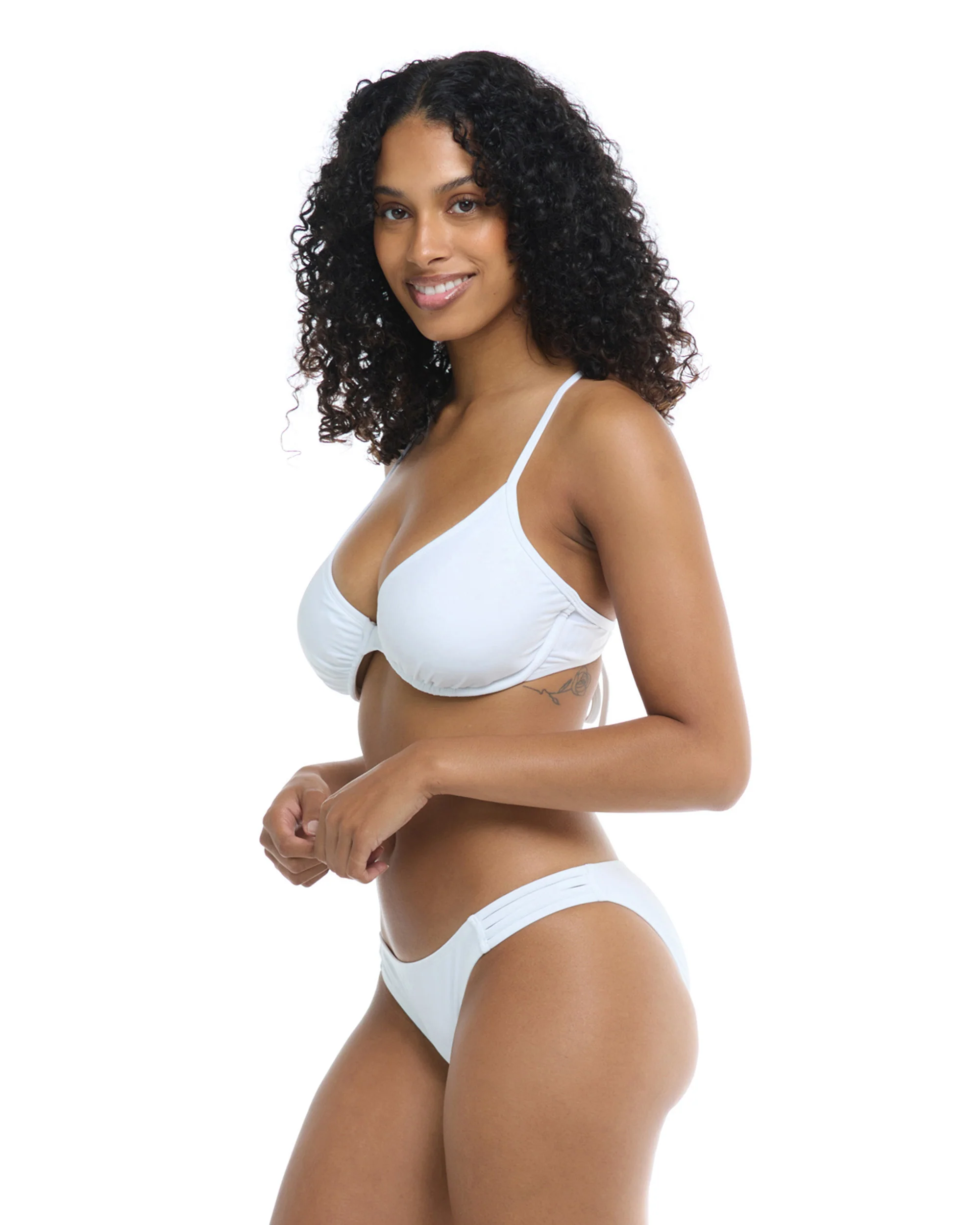 Smoothies Solo D-F Cup Bikini Top - Snow - Image 3