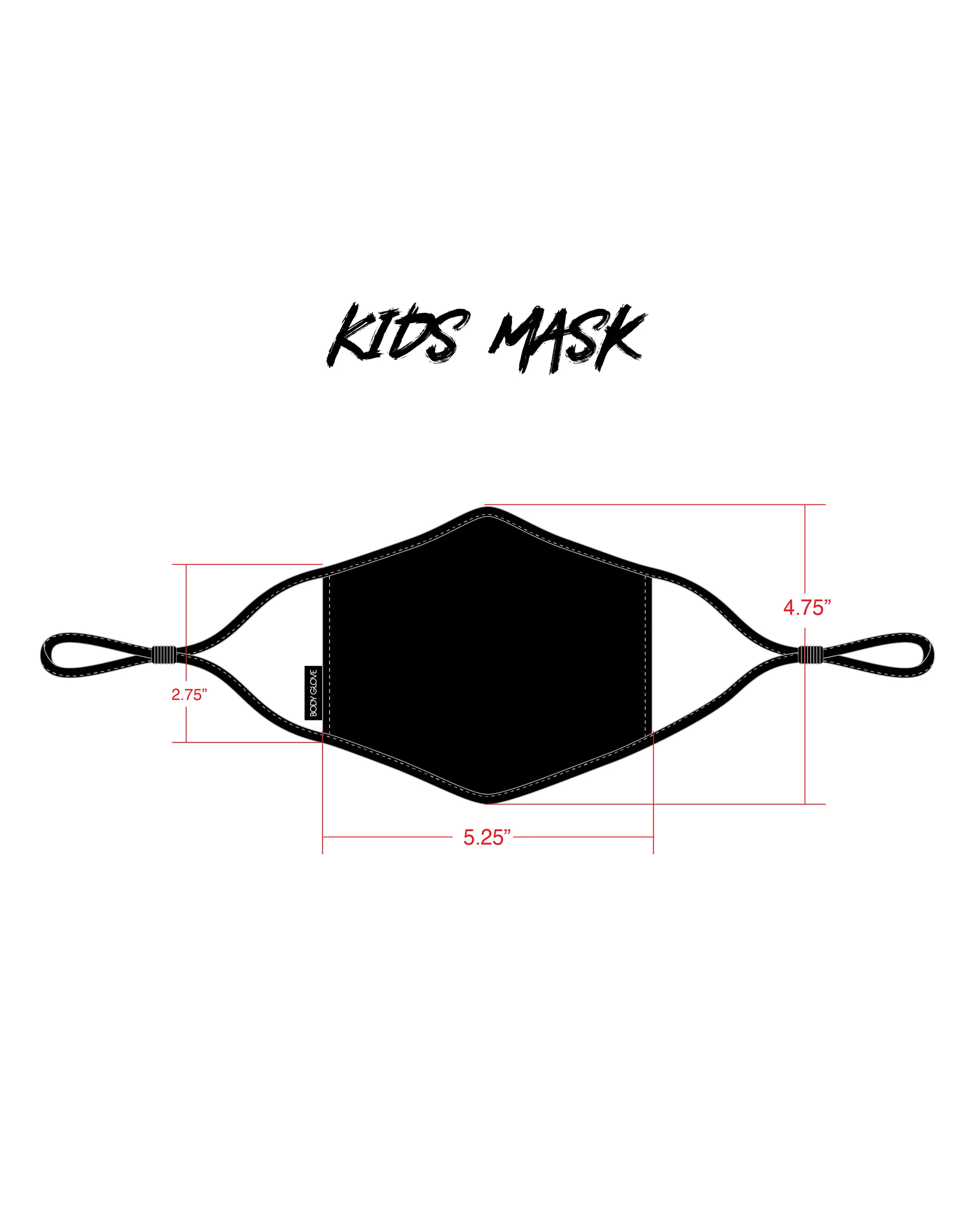 Kids' 3-Piece Face Mask Set - Logo, Make Waves, Surf Print - Image 7