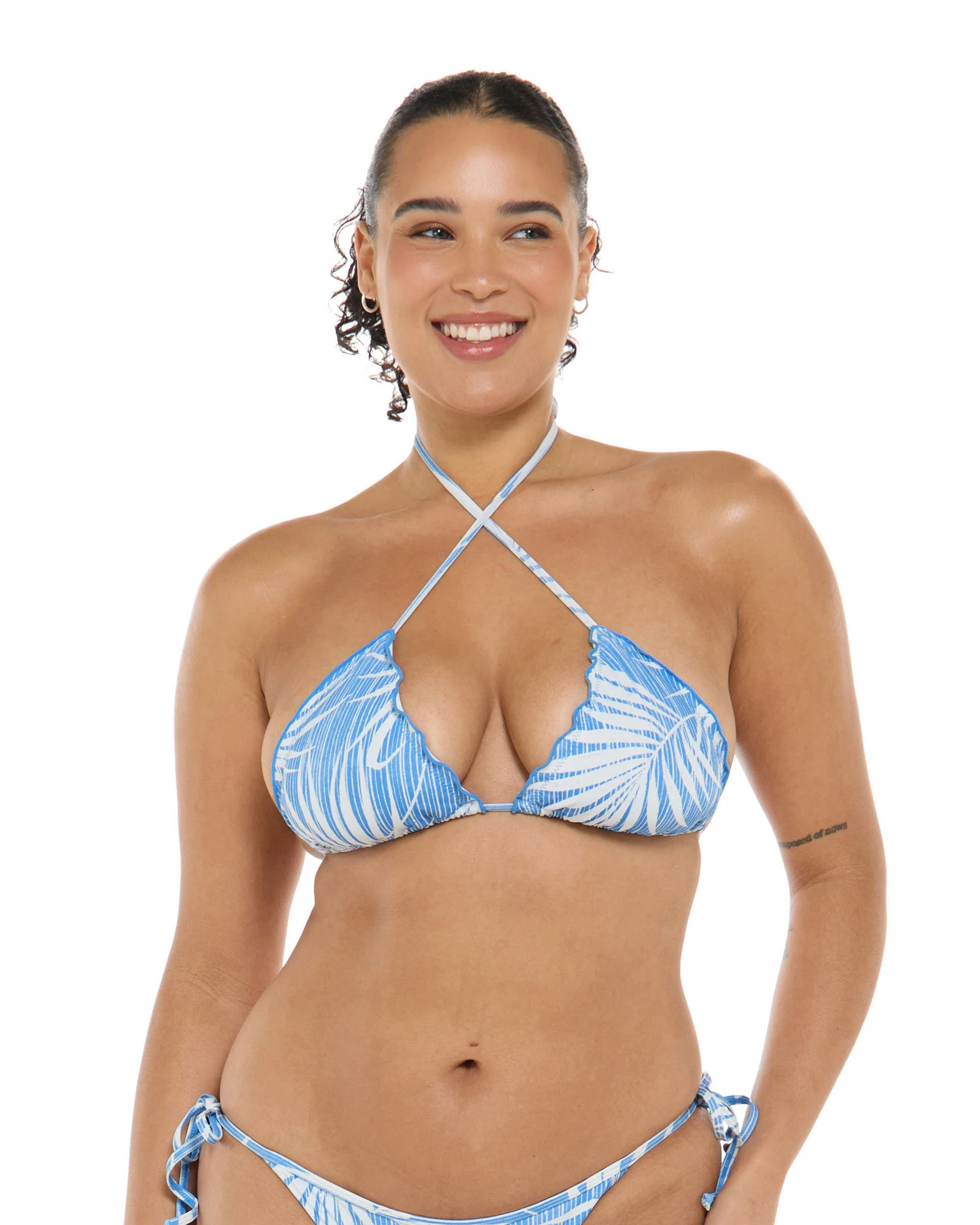 Breezy Palms Dita Triangle Bikini Top - Paradise - Image 4