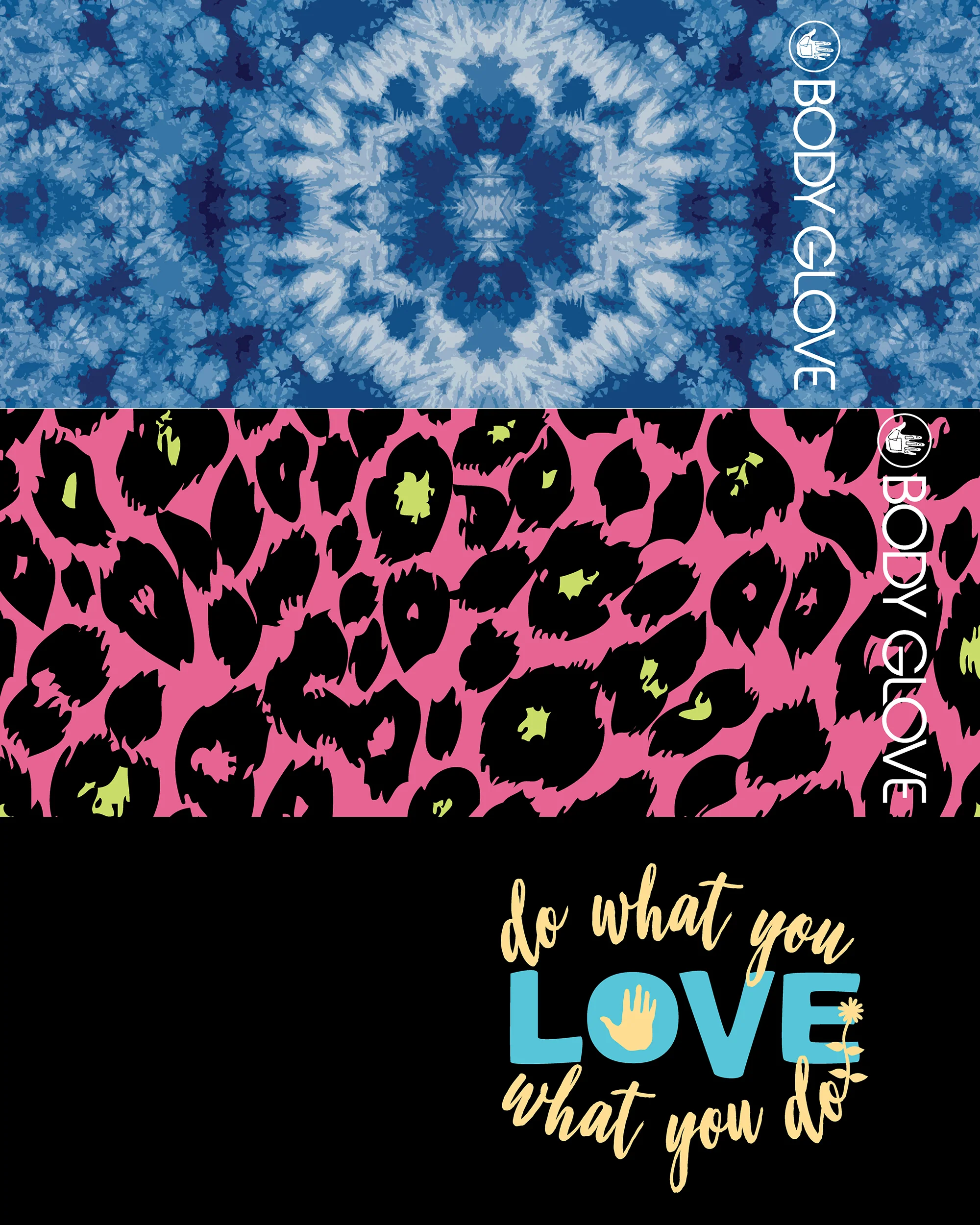 Women's 3-Piece Face Mask Set - Tie Dye, Leopard, Love - Image 6