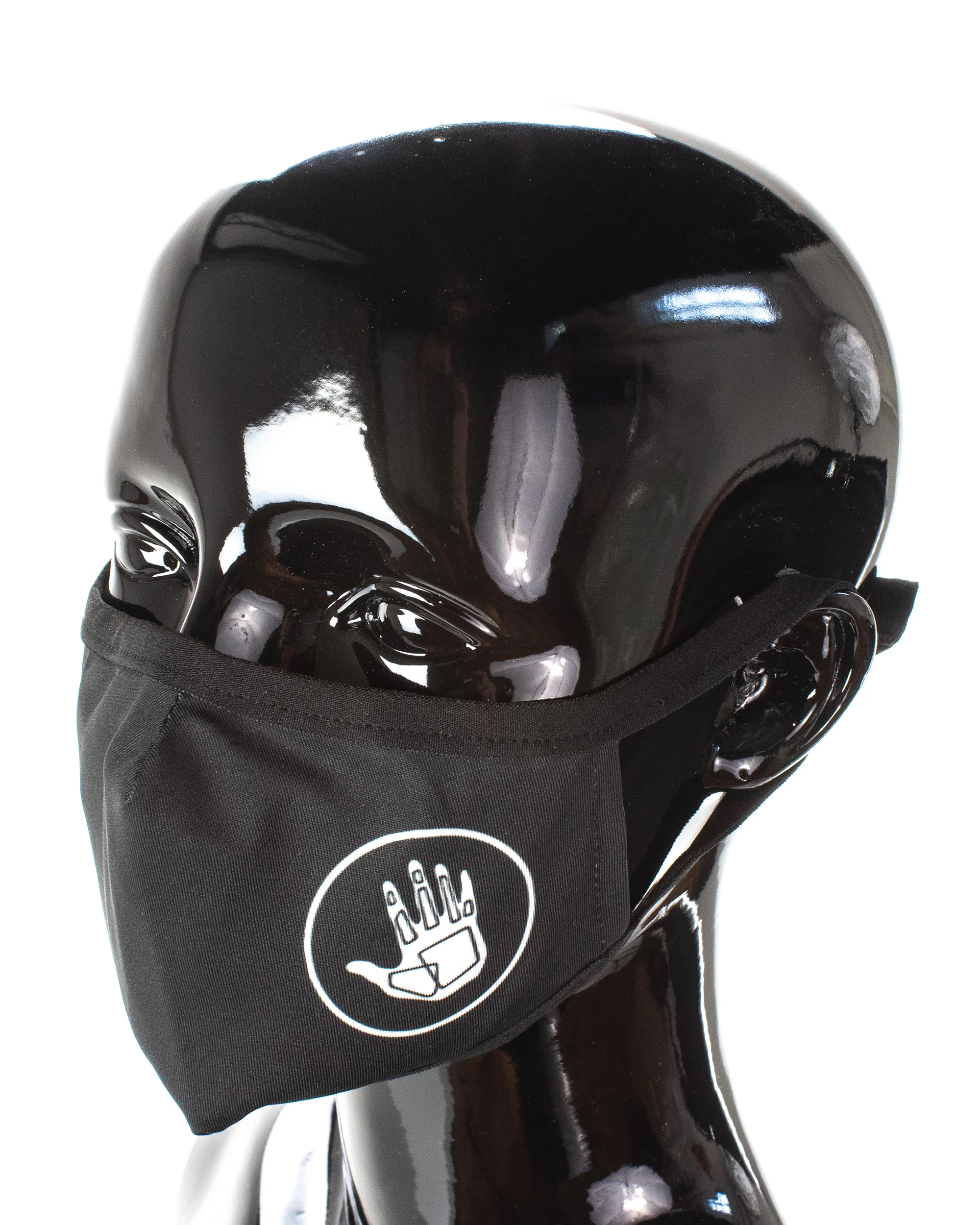 Women's 3-Piece Face Mask Set - Solid, Stripe, Logo Print - Image 3