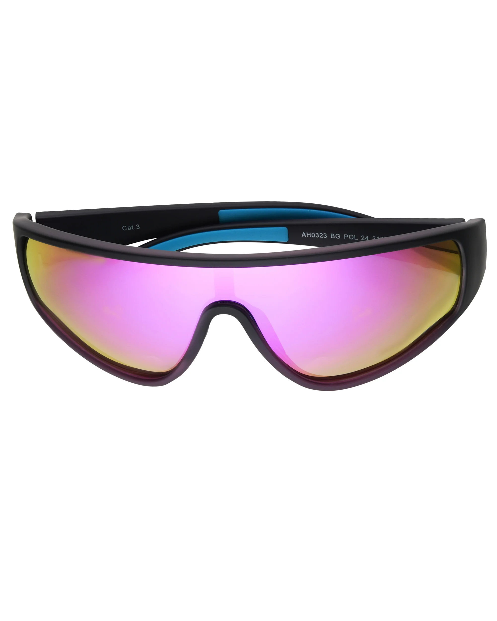 Cascade Polarized Women's Sunglasses - Black / Blue - Image 2