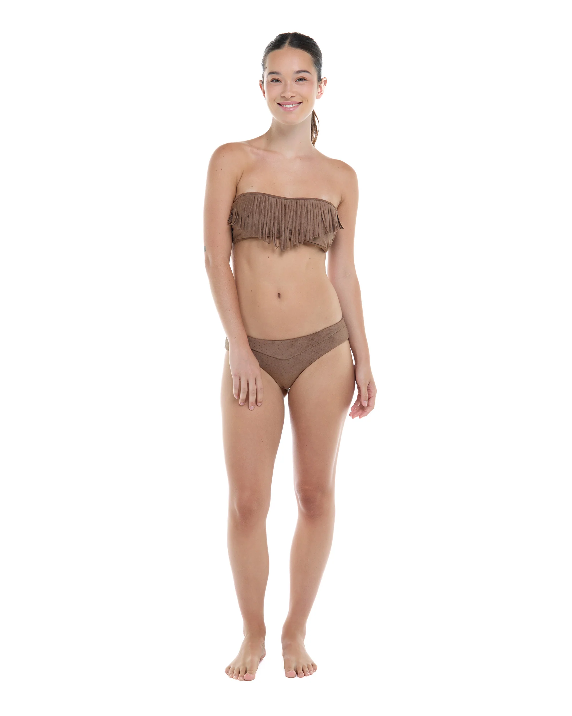 Daisy Mae Kai Unstructured Bandeau - Tan - Image 7