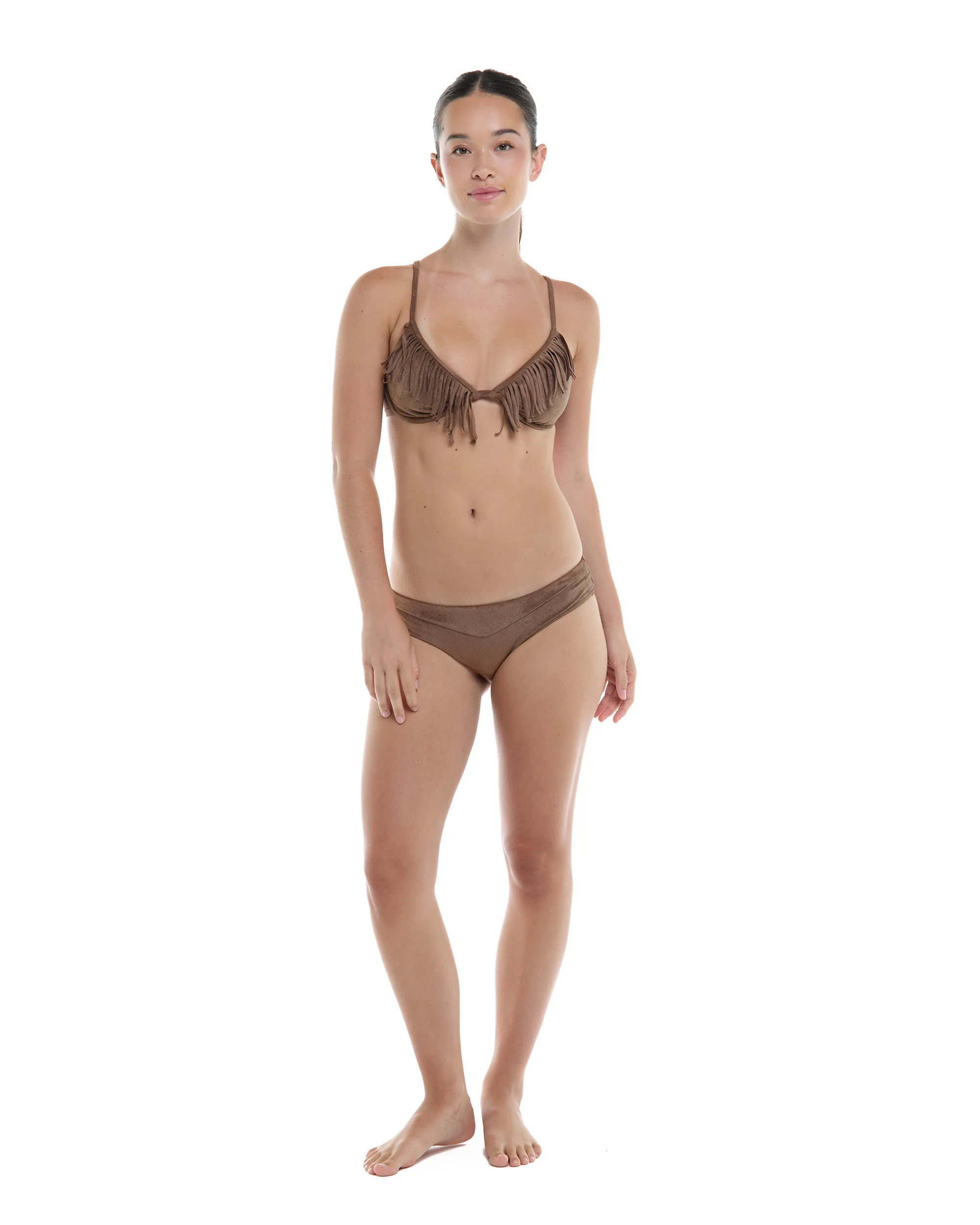 Daisy Mae Patsy Bikini Top - Tan - Image 4