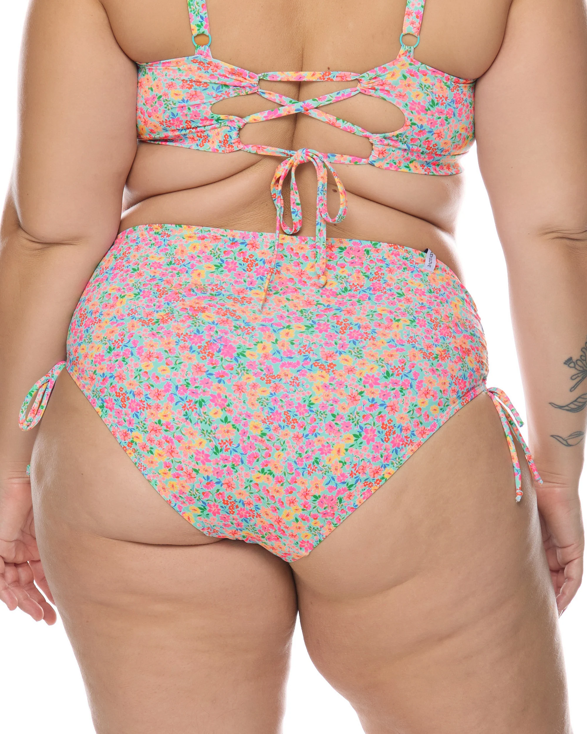 Estella High Tide Plus Size Swim Bottom - Sea Mist - Image 2