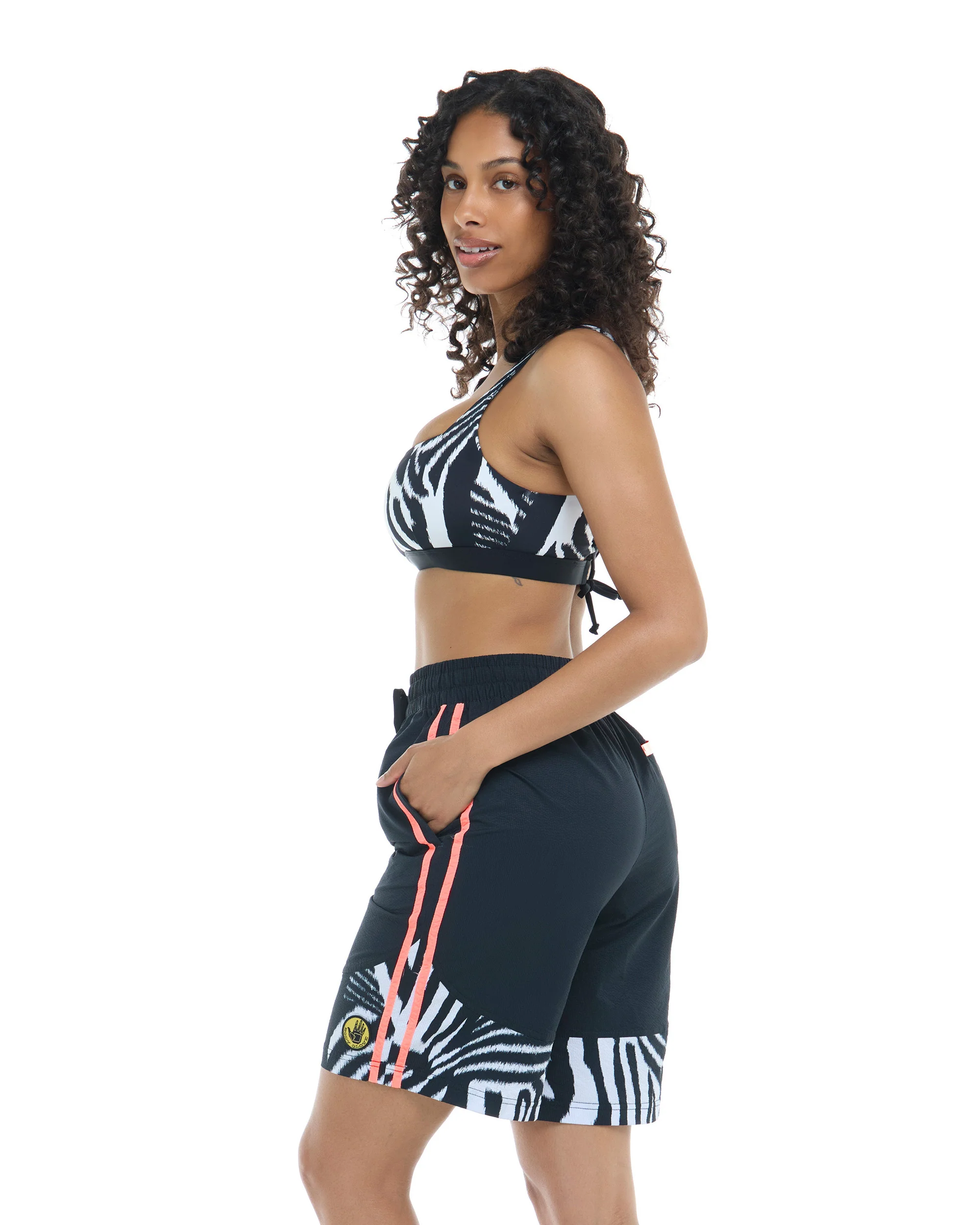 Glow Boyfriend Boardshort - Black - Image 5
