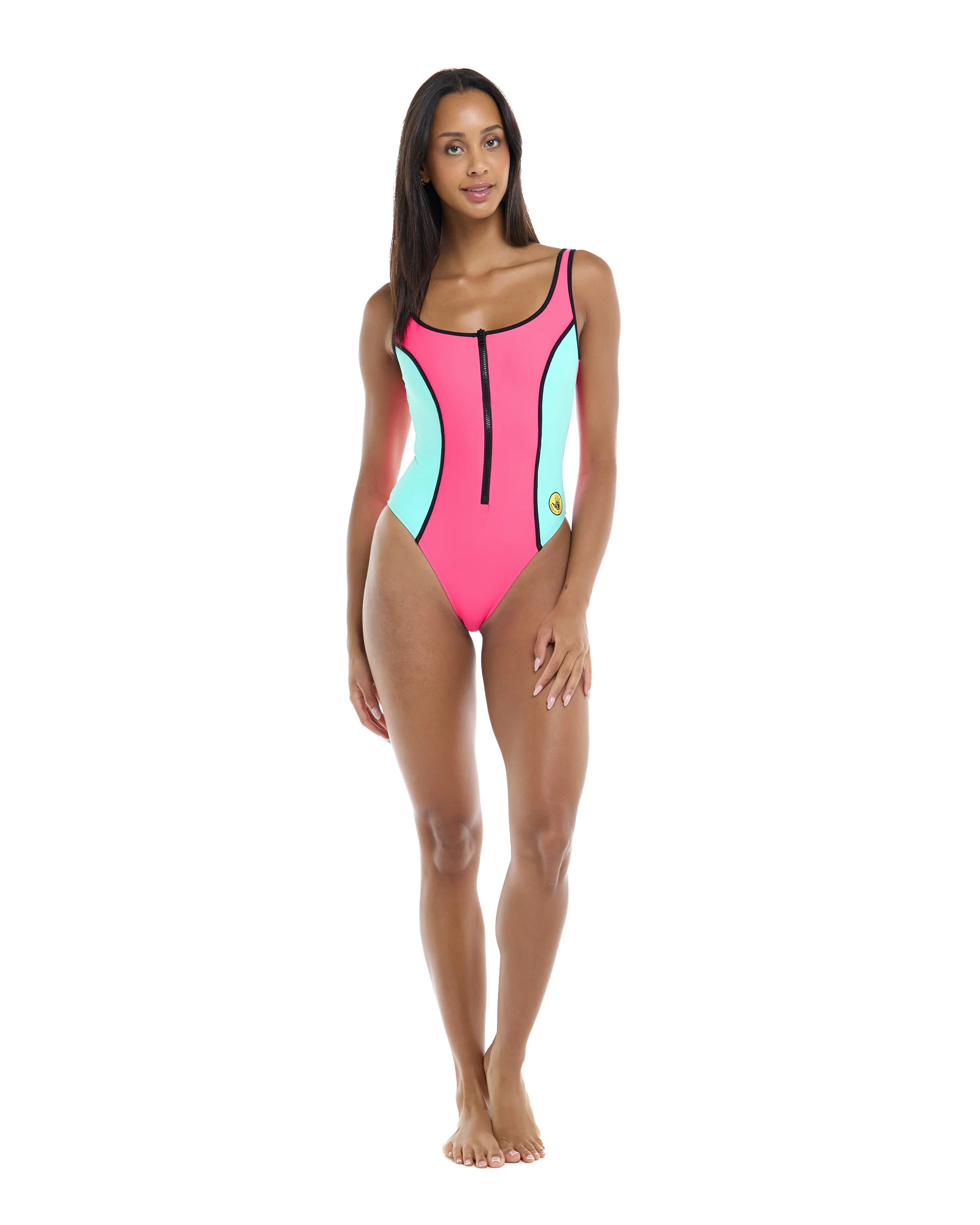 Groove Time After Time One-Piece Swimsuit - Groove / Bubble Gum - Image 5