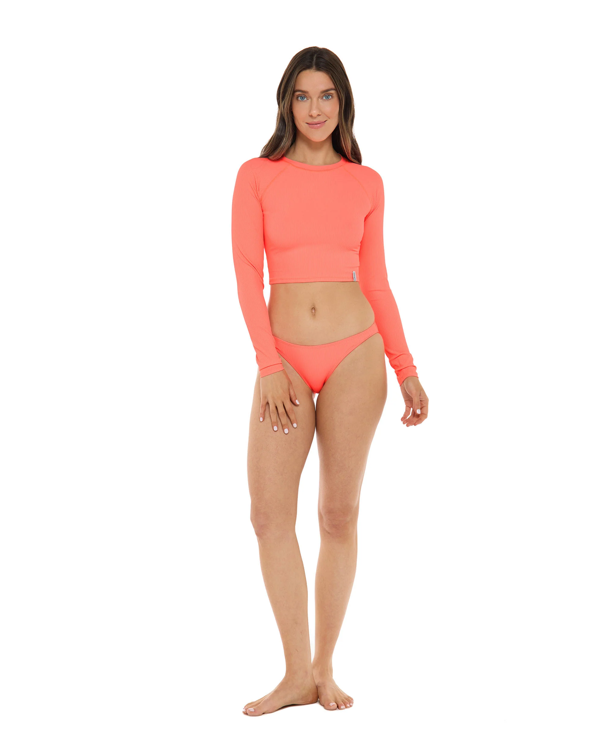 Ibiza Let It Be Crop Rashguard - Sunkissed - Image 4
