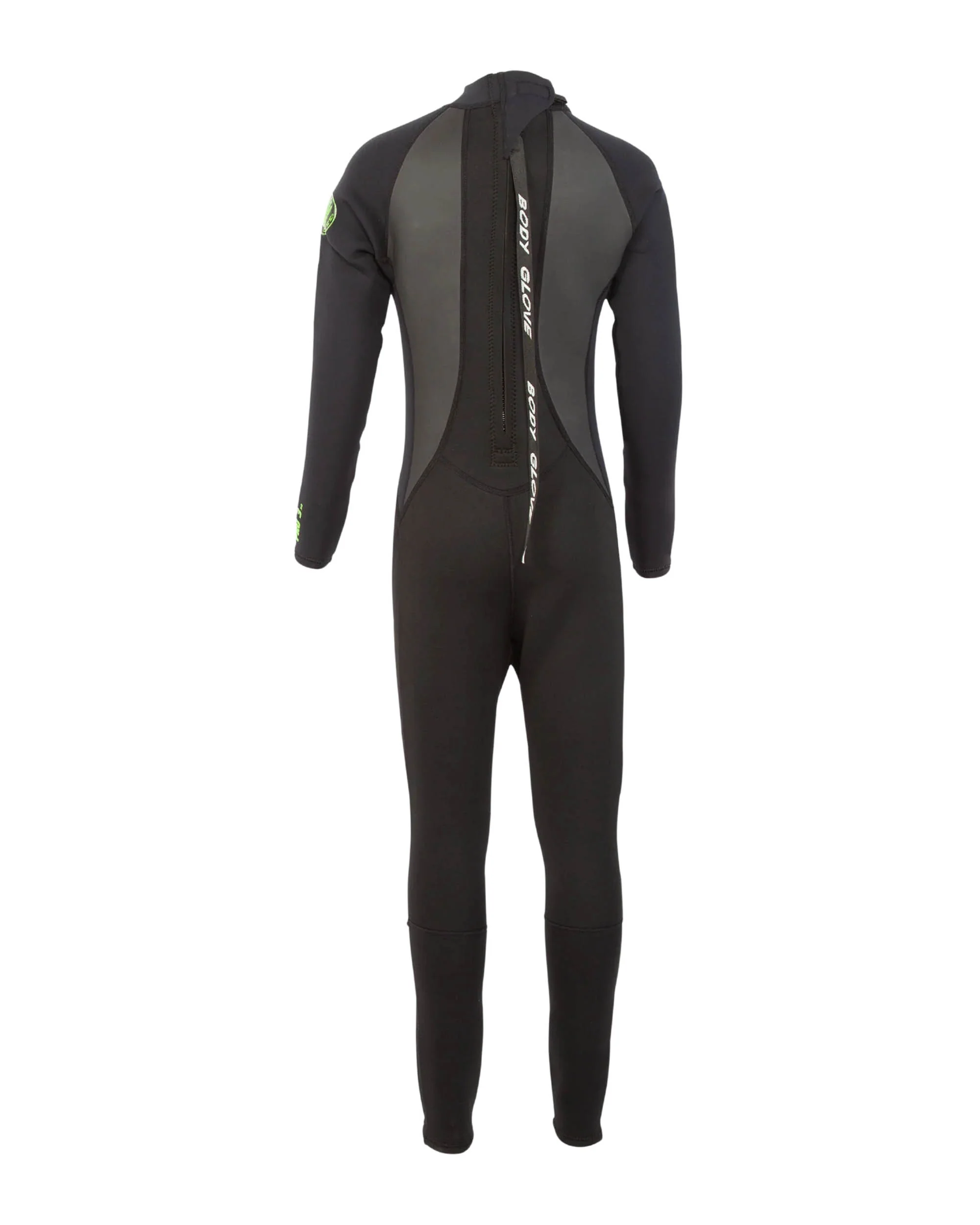 Junior Pro 3 Back Zip Fullsuit 3/2mm - Black - Image 2