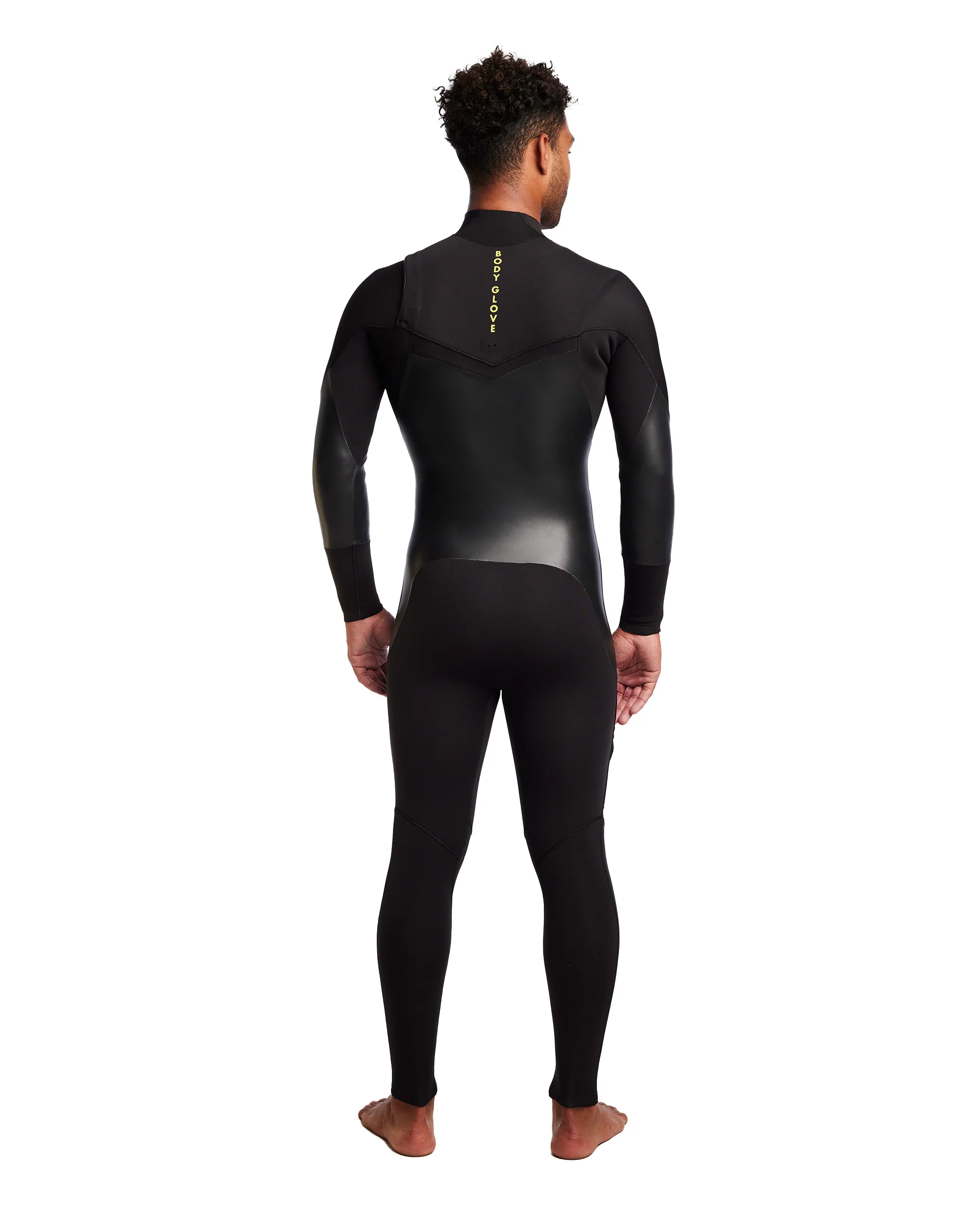 Men's 5370 4/3mm Chest Zip Fullsuit - Black - Image 7