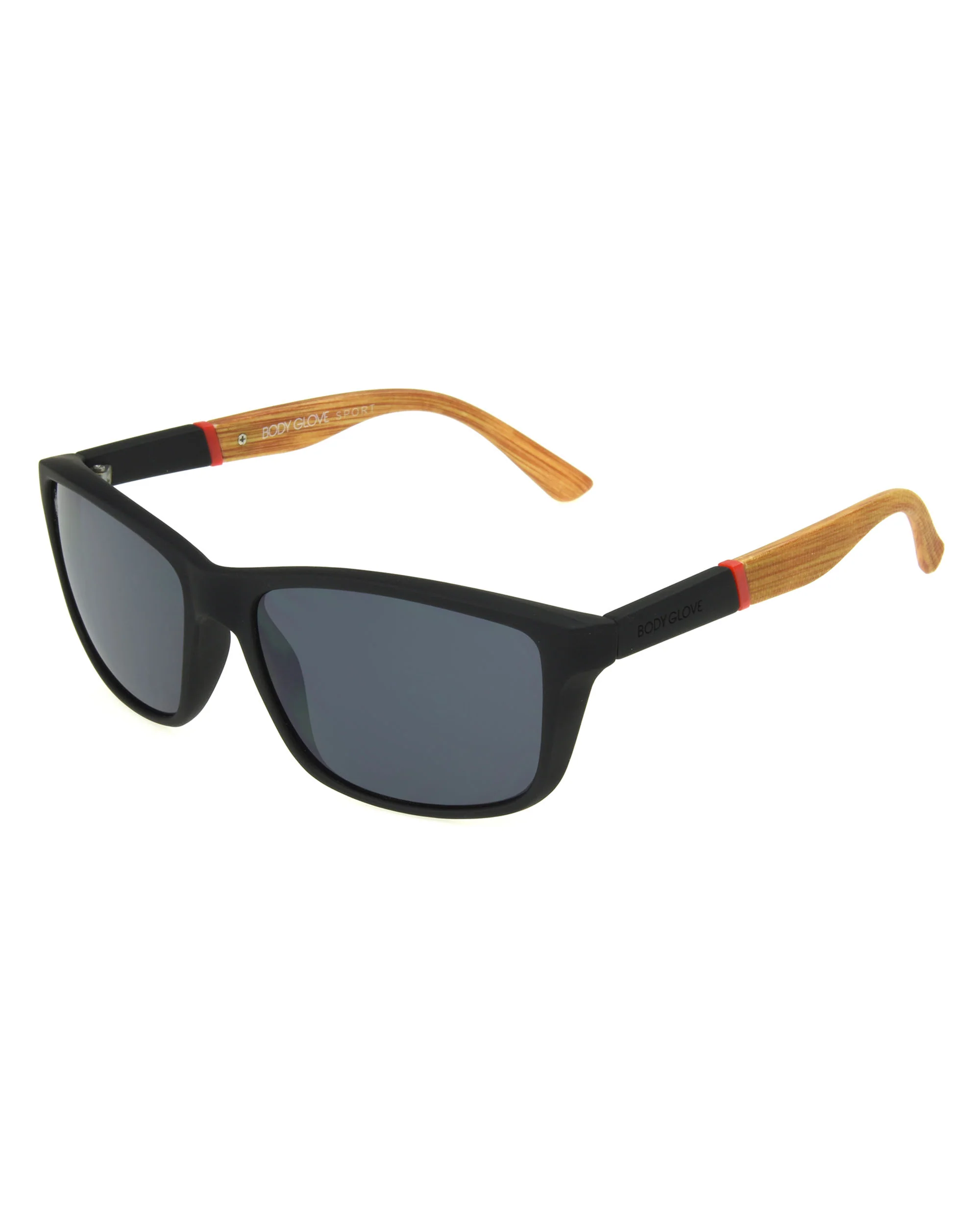 Men's Bright Future Rectangle Polarized Sunglasses - Black