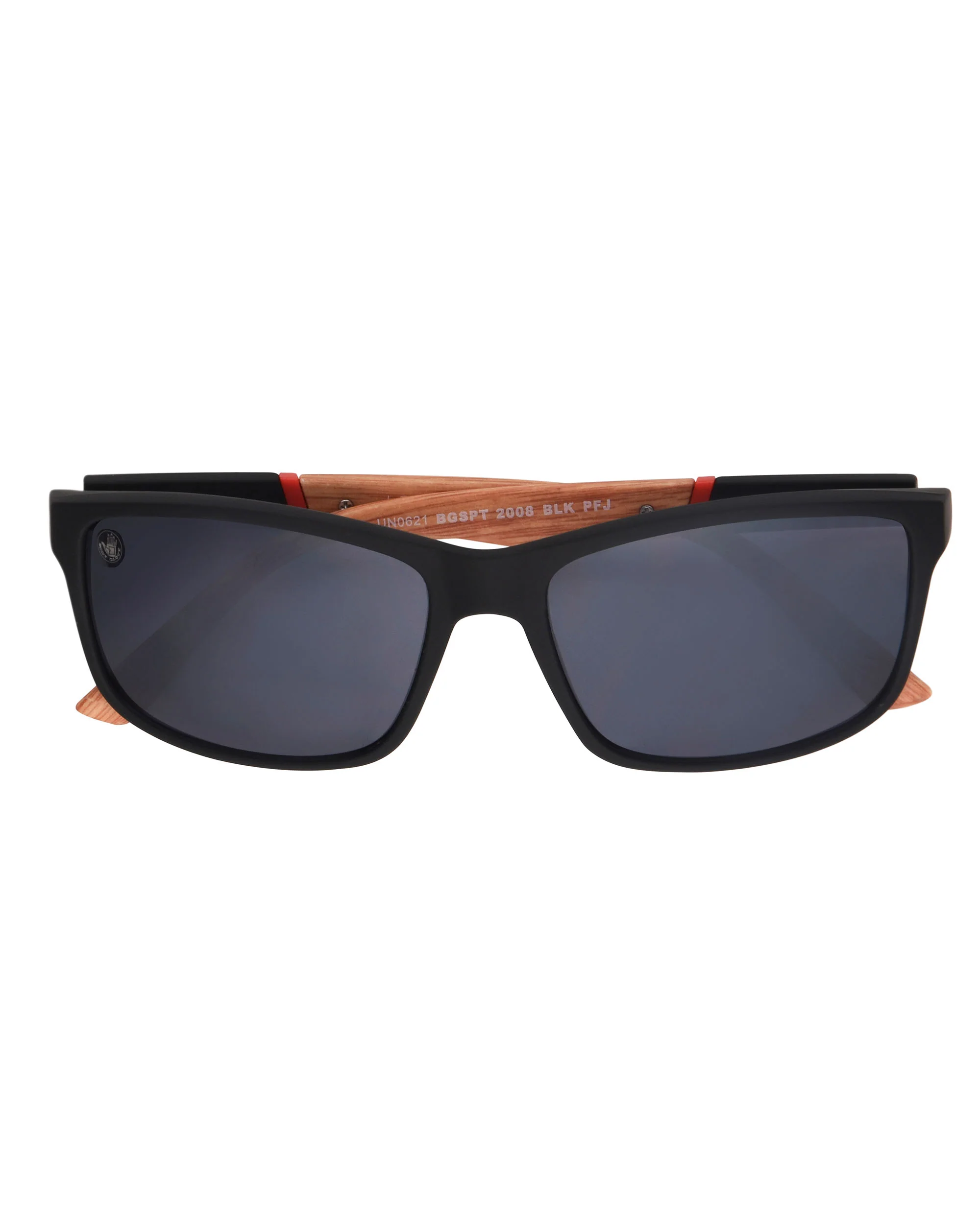 Men's Bright Future Rectangle Polarized Sunglasses - Black - Image 2