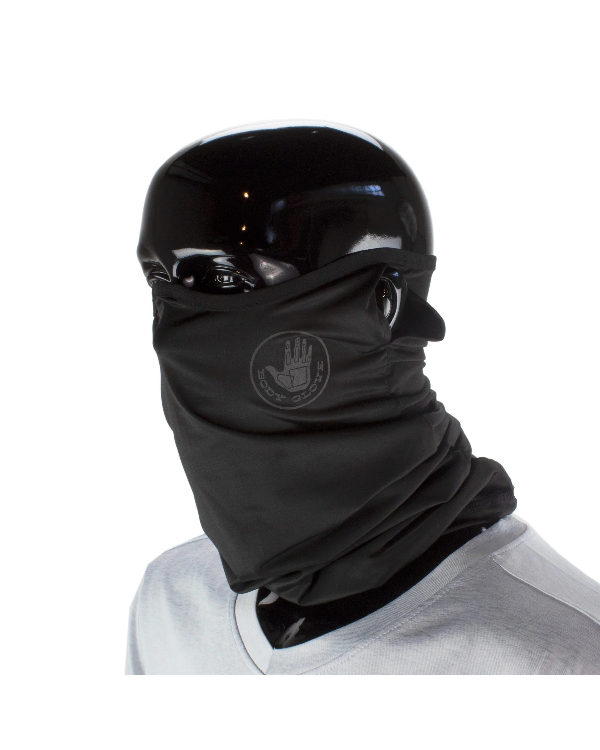Men's Cooling Gaiter Face Mask - Black - Image 3