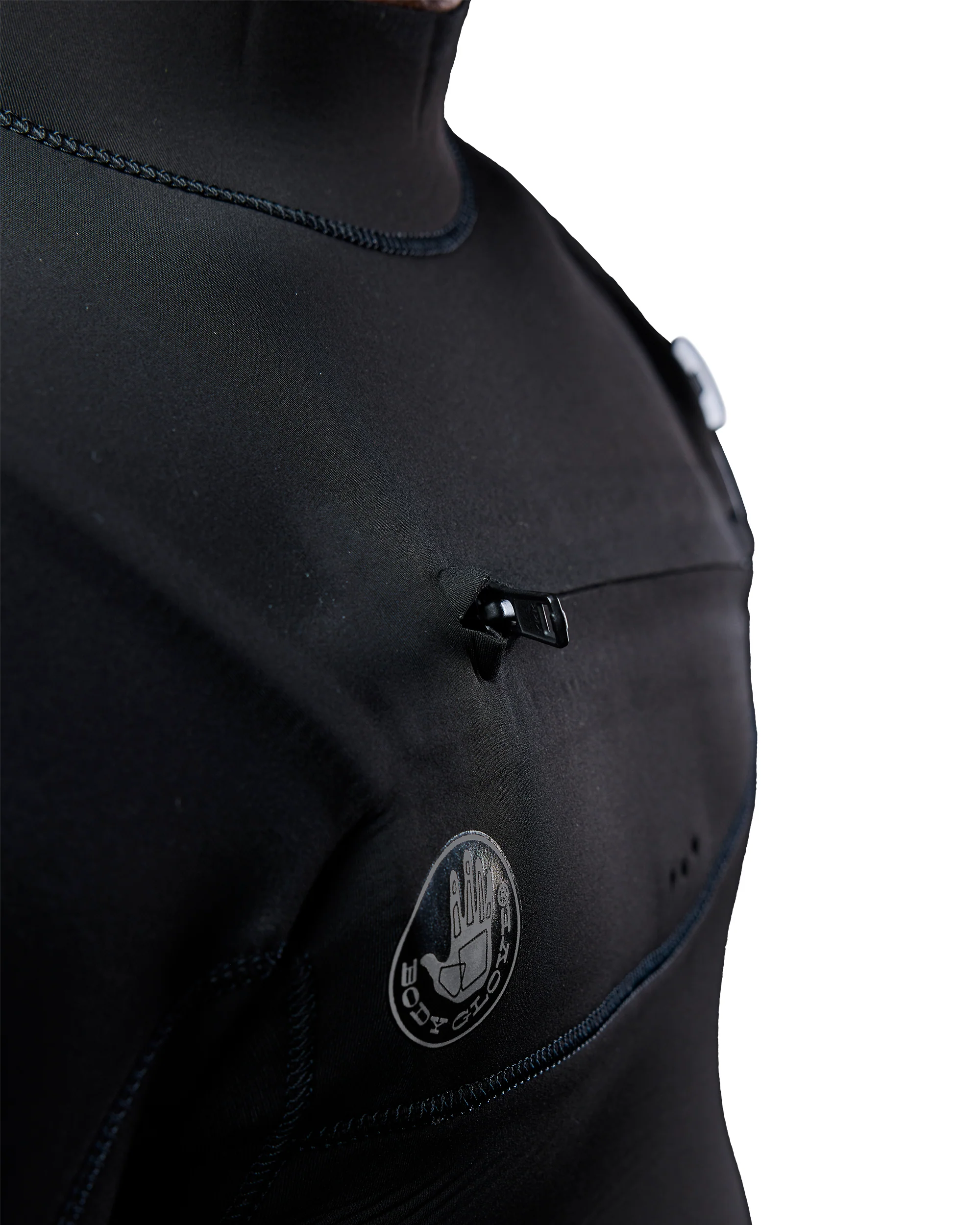 Men's Gold Cell 2/2mm Slant Zip Fullsuit - Black - Image 6