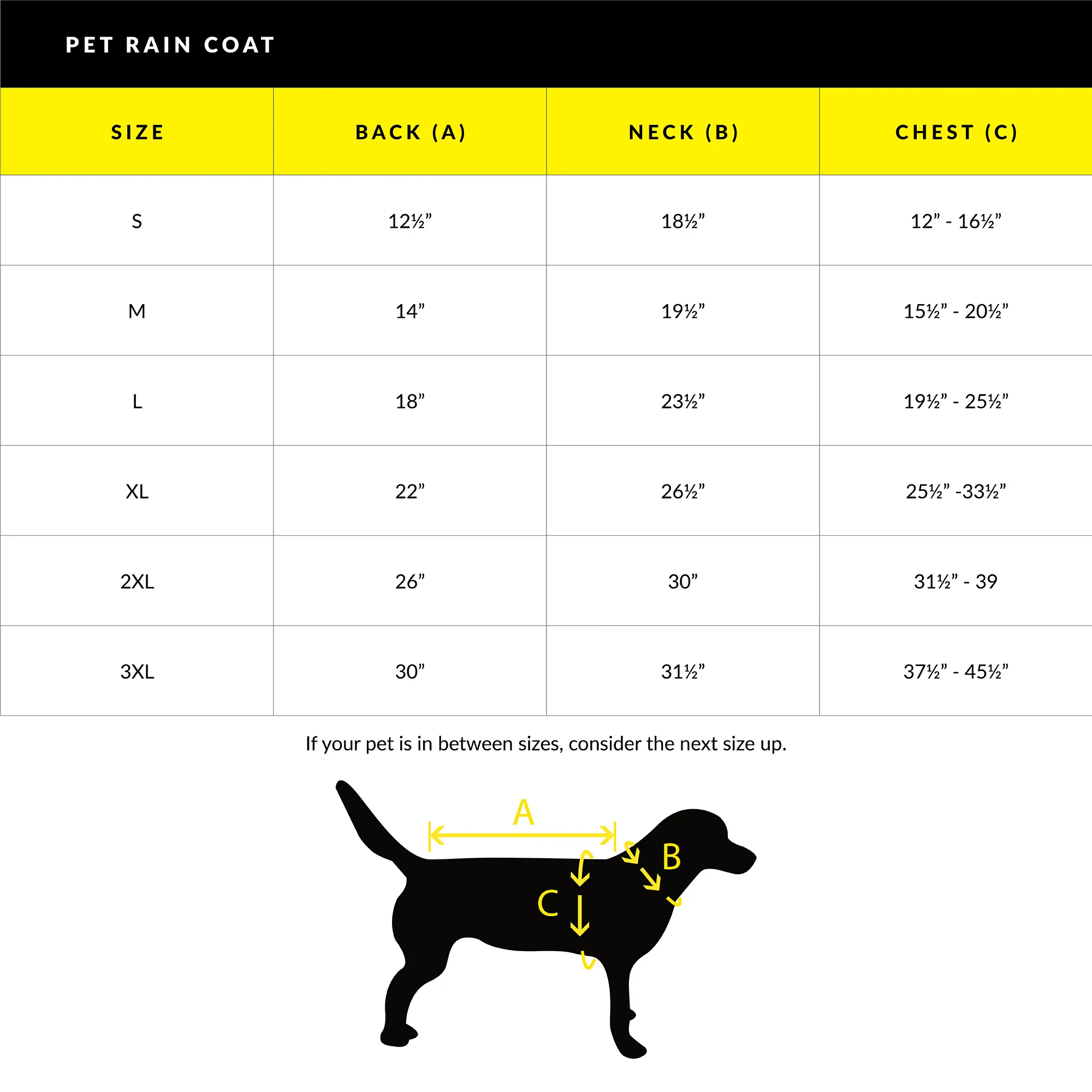 Pet Rain Coat - Yellow - Image 7