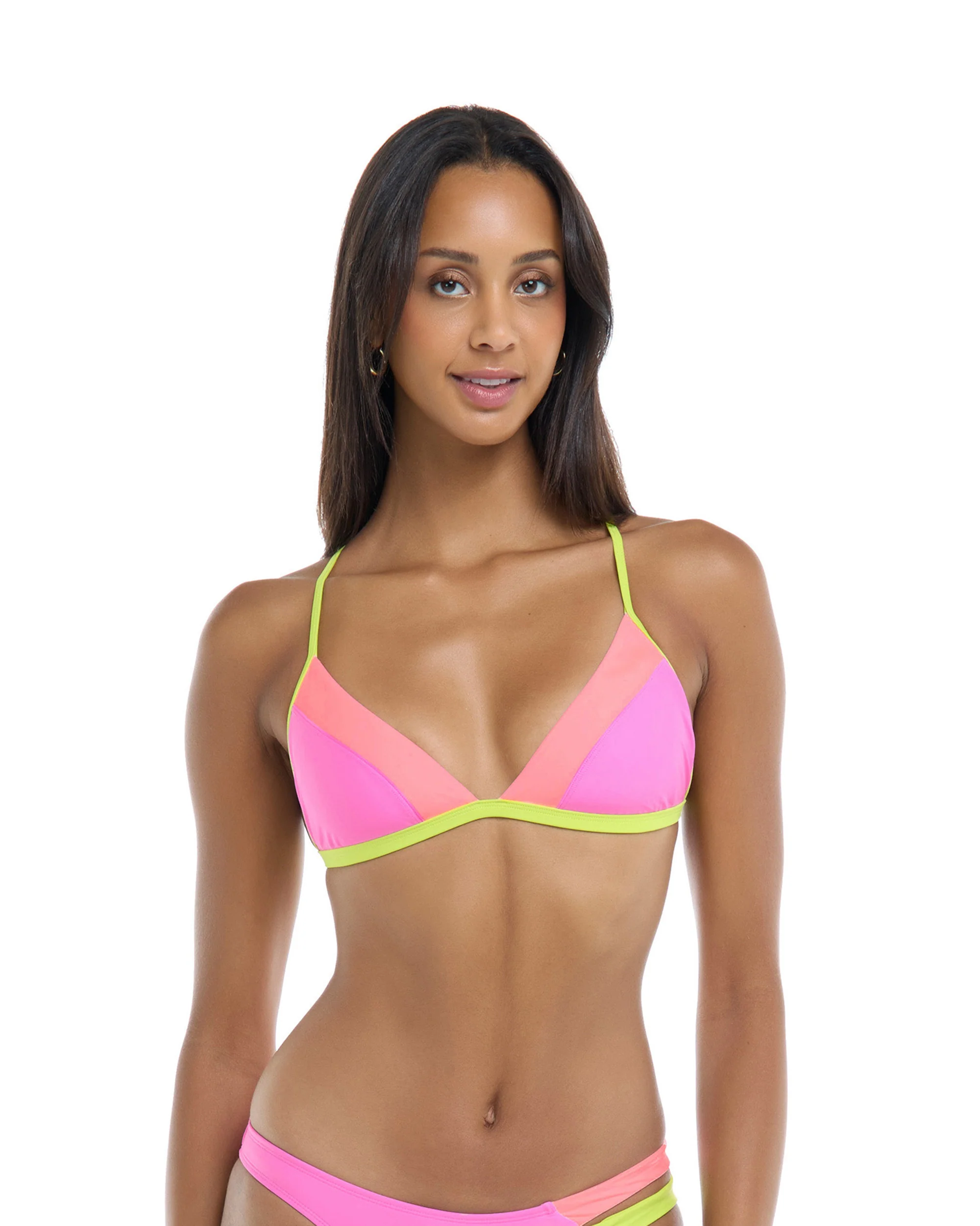 Rays Evelyn Fixed Triangle Bikini Top - Sugar Plum