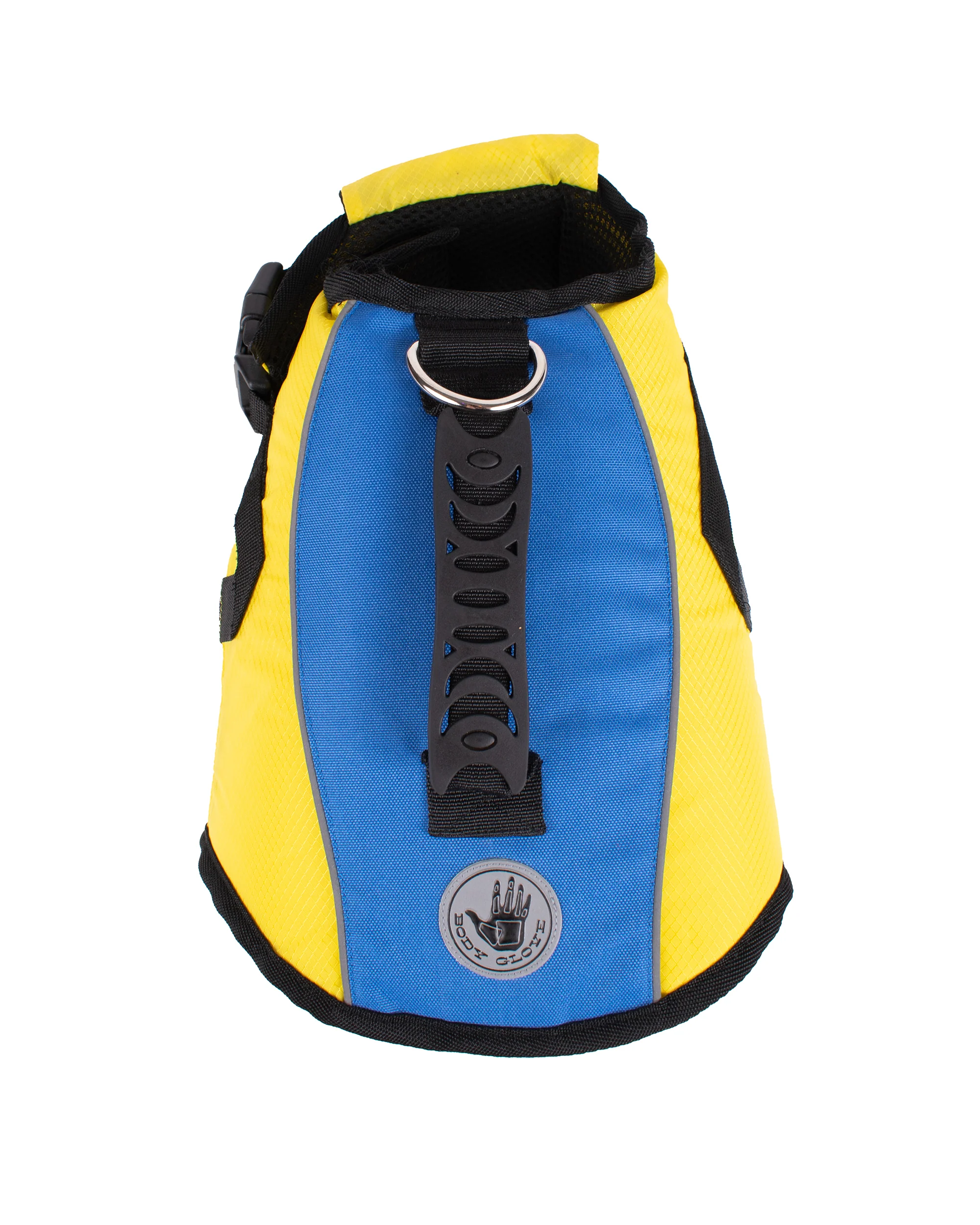 Ripstop Pet Life Jacket - Yellow / Blue - Image 2