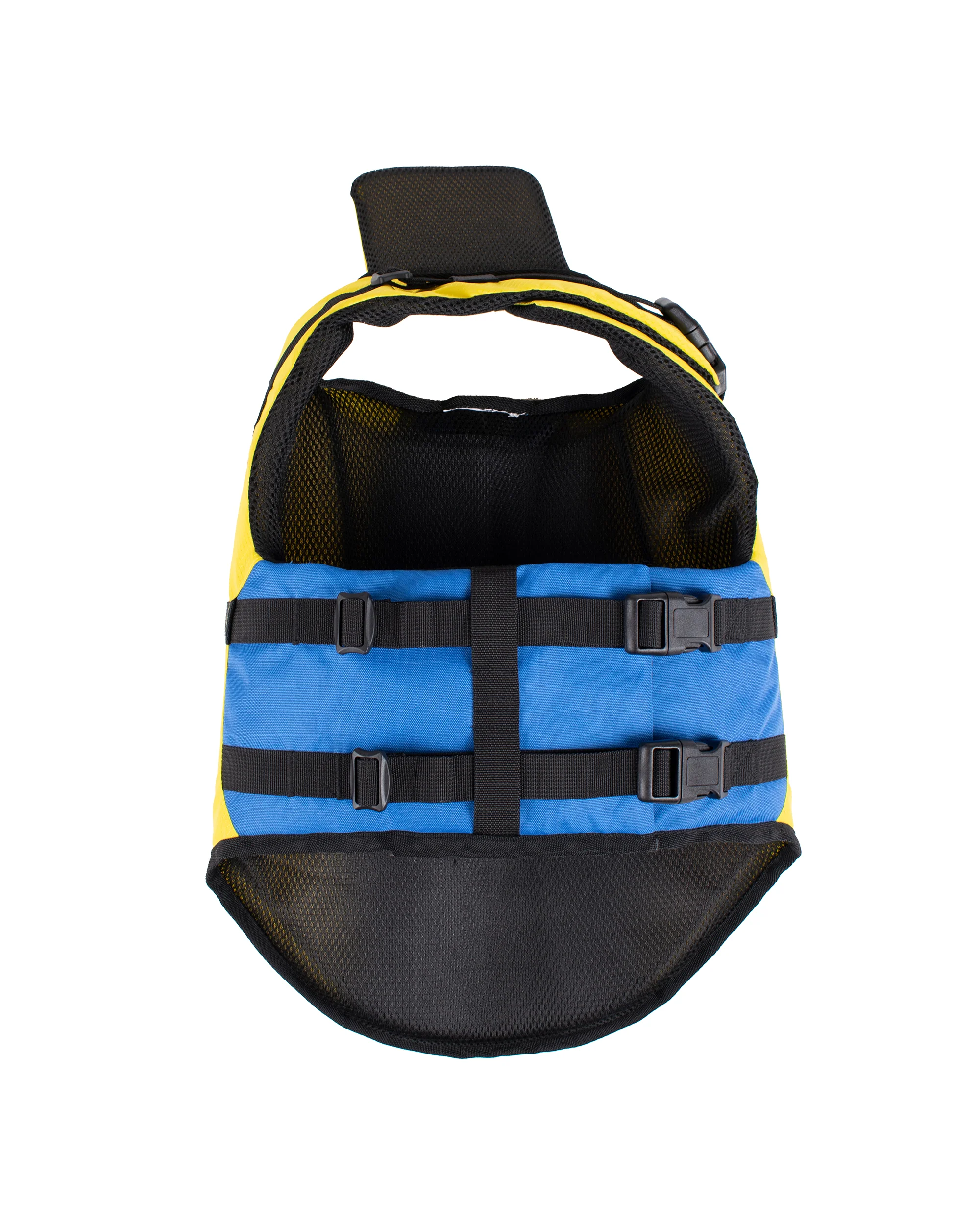 Ripstop Pet Life Jacket - Yellow / Blue - Image 4