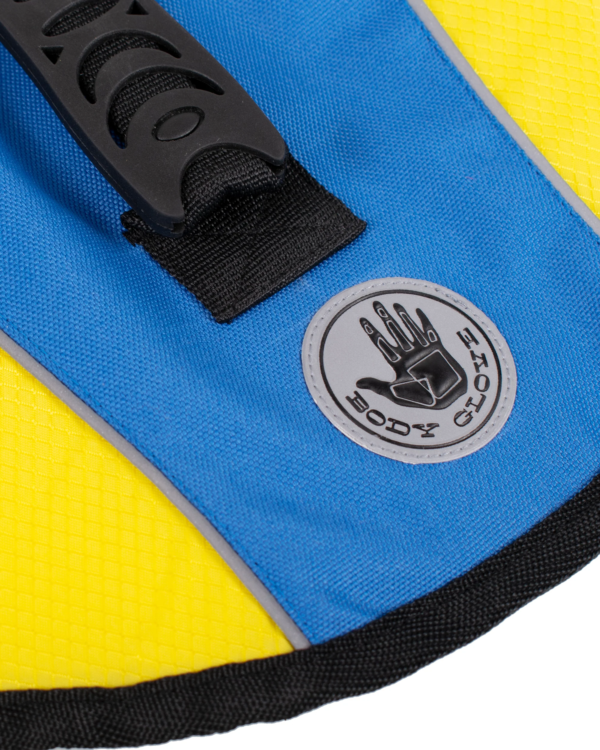 Ripstop Pet Life Jacket - Yellow / Blue - Image 6