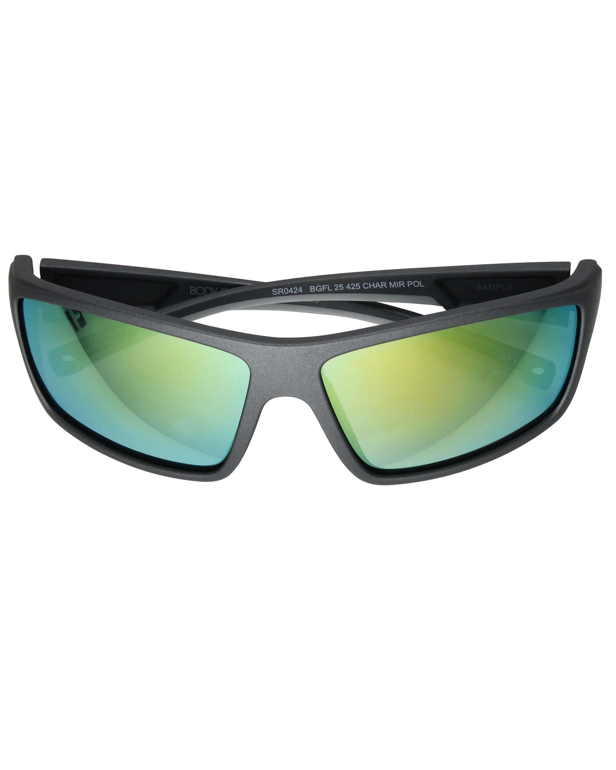 Serenity Waves Floating Sunglasses - Charcoal / Orange - Image 2