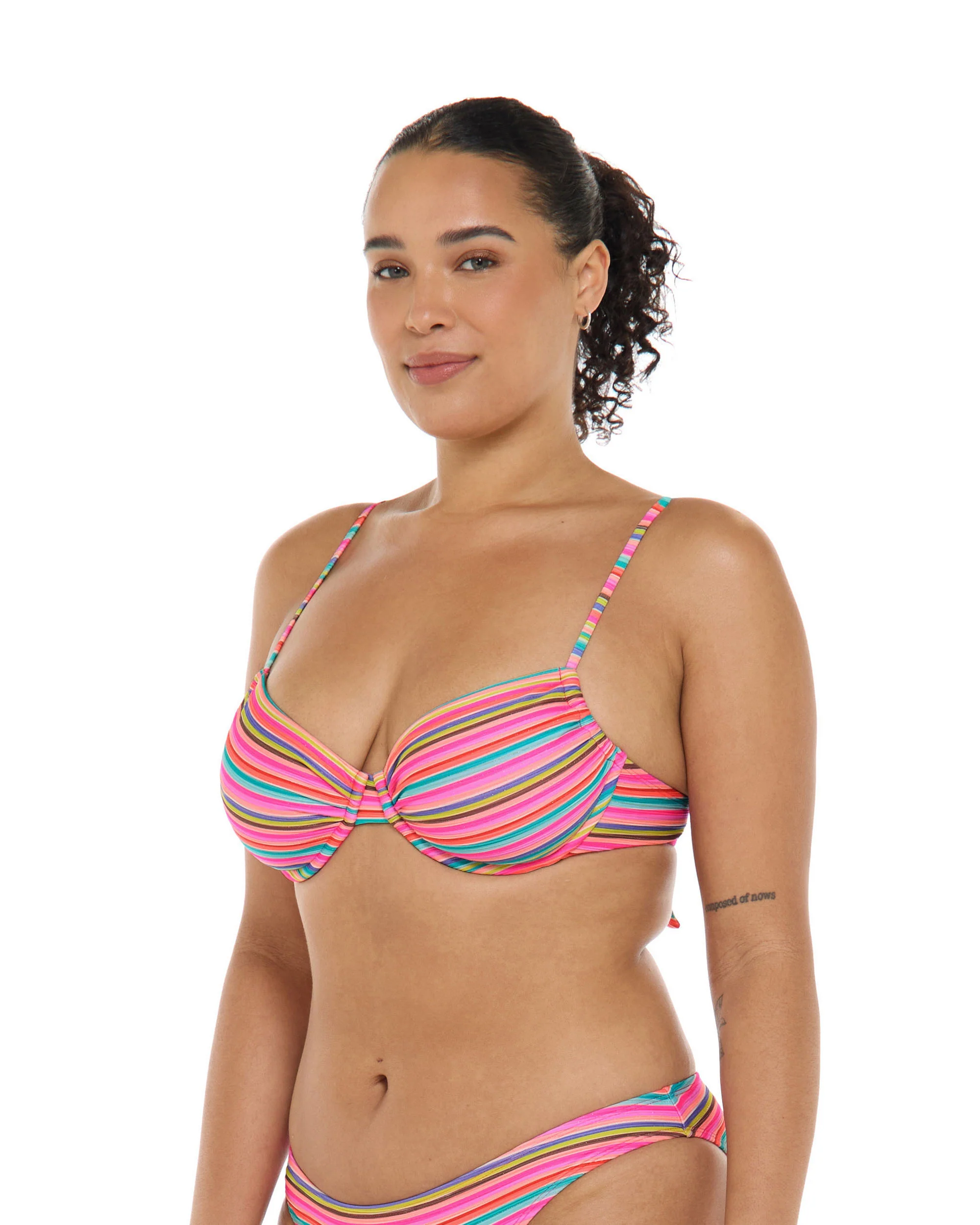 Shimmer Alice Underwire Bikini Top - Multi - Image 3