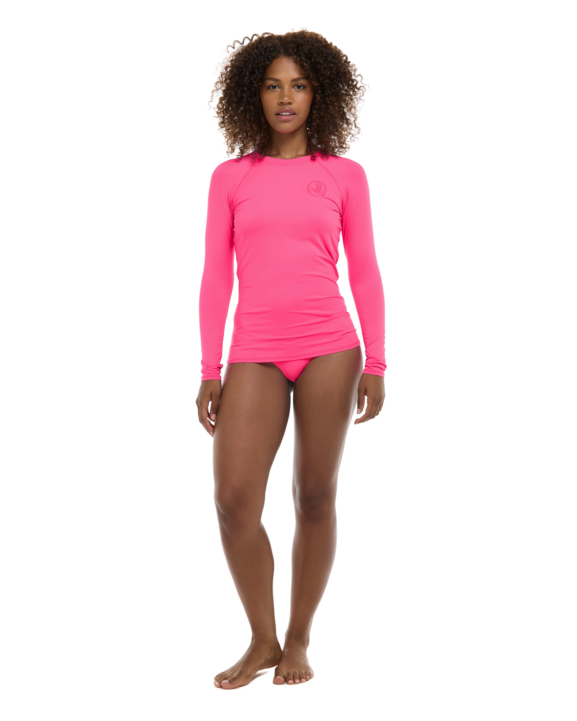 Smoothies Sleek Long Sleeve Rashguard - Bubble Gum - Image 4