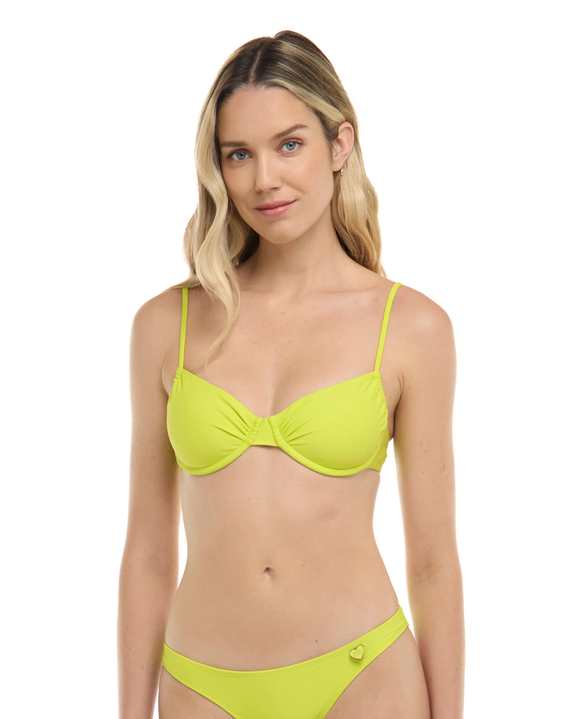 Smoothies Alice Underwire Bikini Top - Key Lime