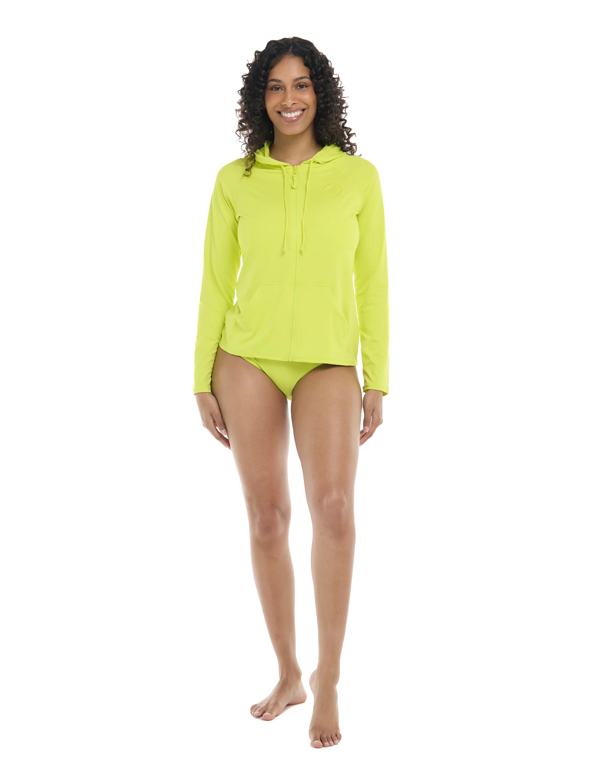Smoothies Barbara Hoodie Rashguard - Key Lime - Image 5