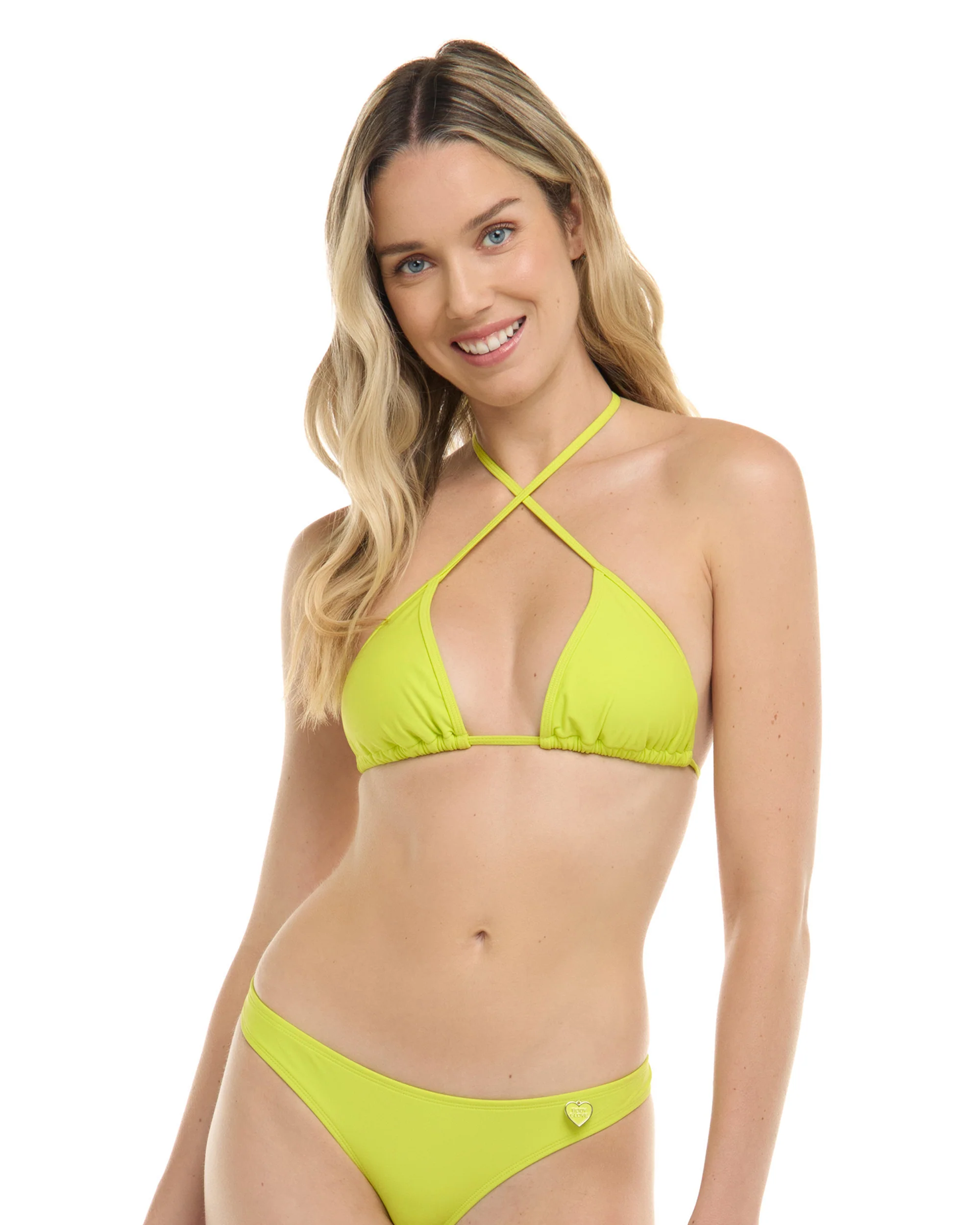 Smoothies Dita Triangle Bikini Top - Key Lime - Image 3