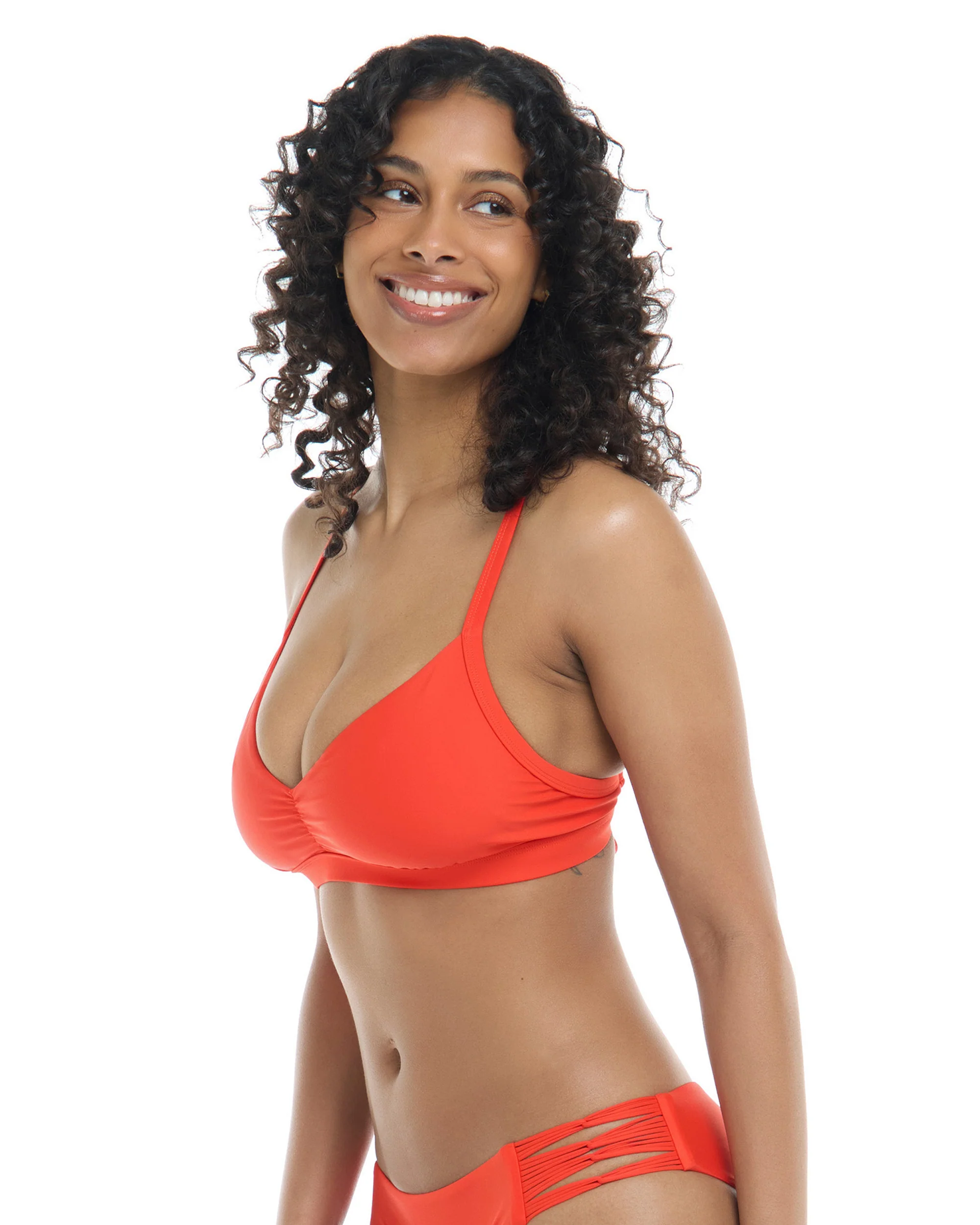 Smoothies Drew D-F Cup Bikini Top - Poppy - Image 3