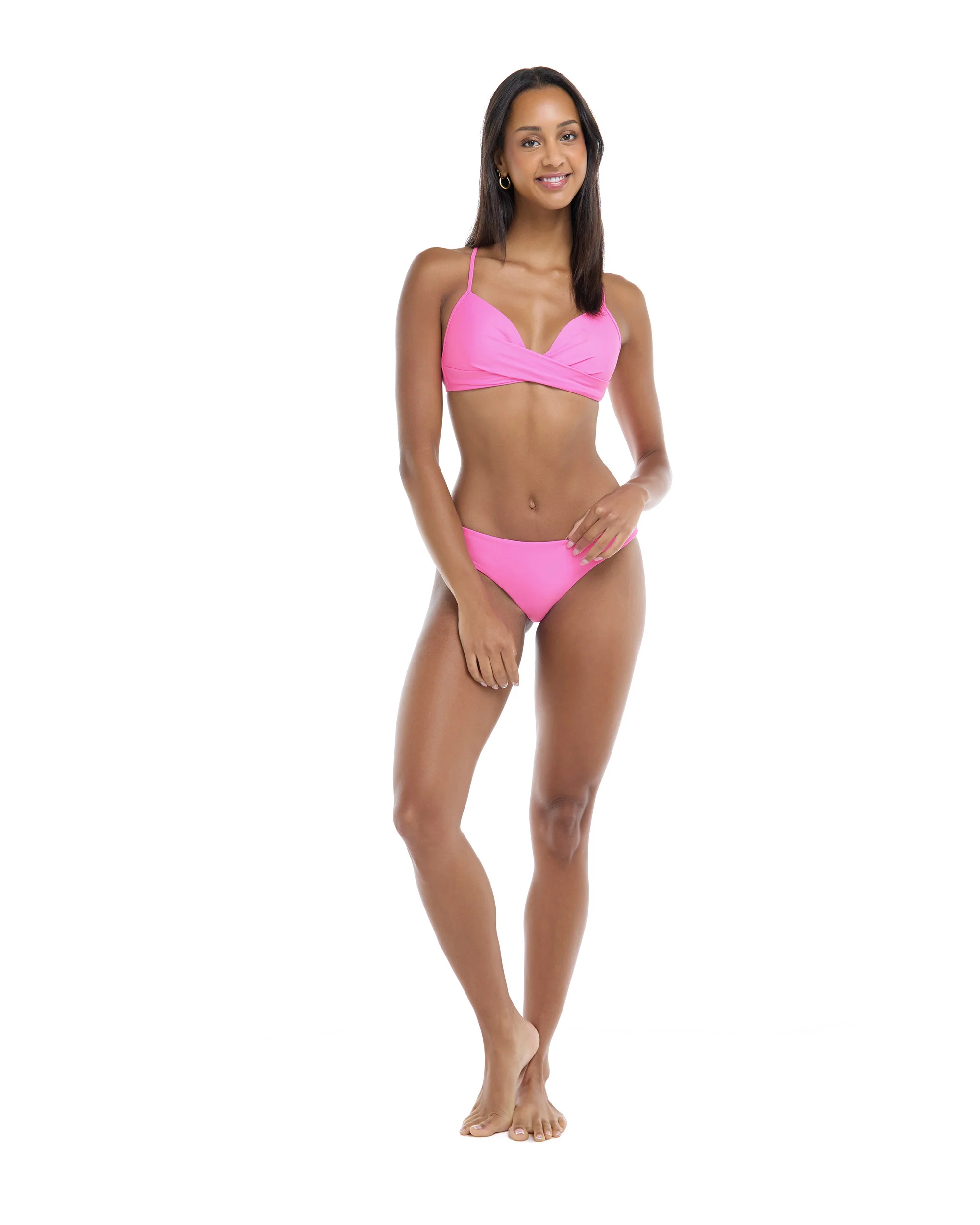 Smoothies Kerry Fixed Triangle Bikini Top - Sugar Plum - Image 4