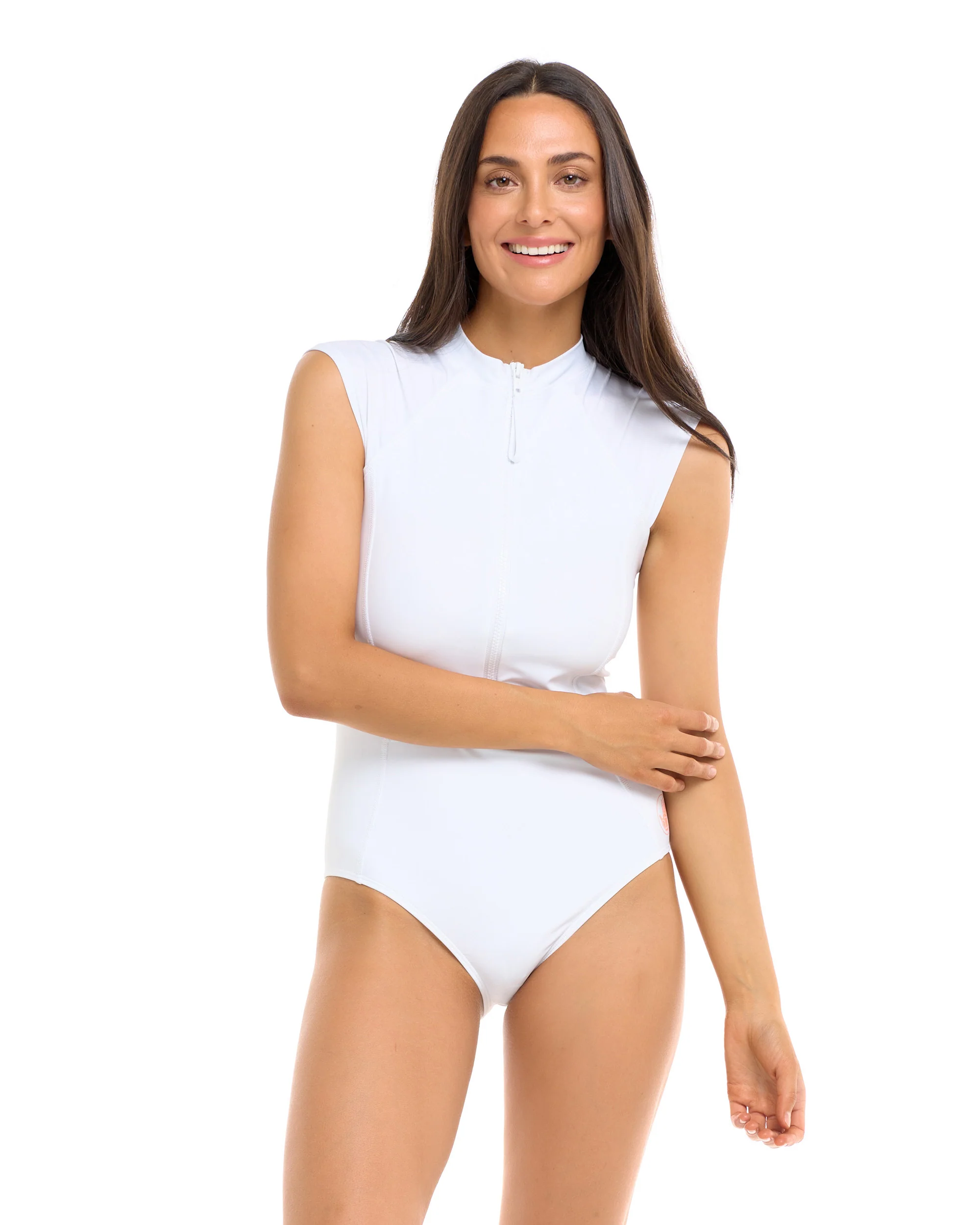 Smoothies Manny One-Piece Swimsuit - Snow - Image 7
