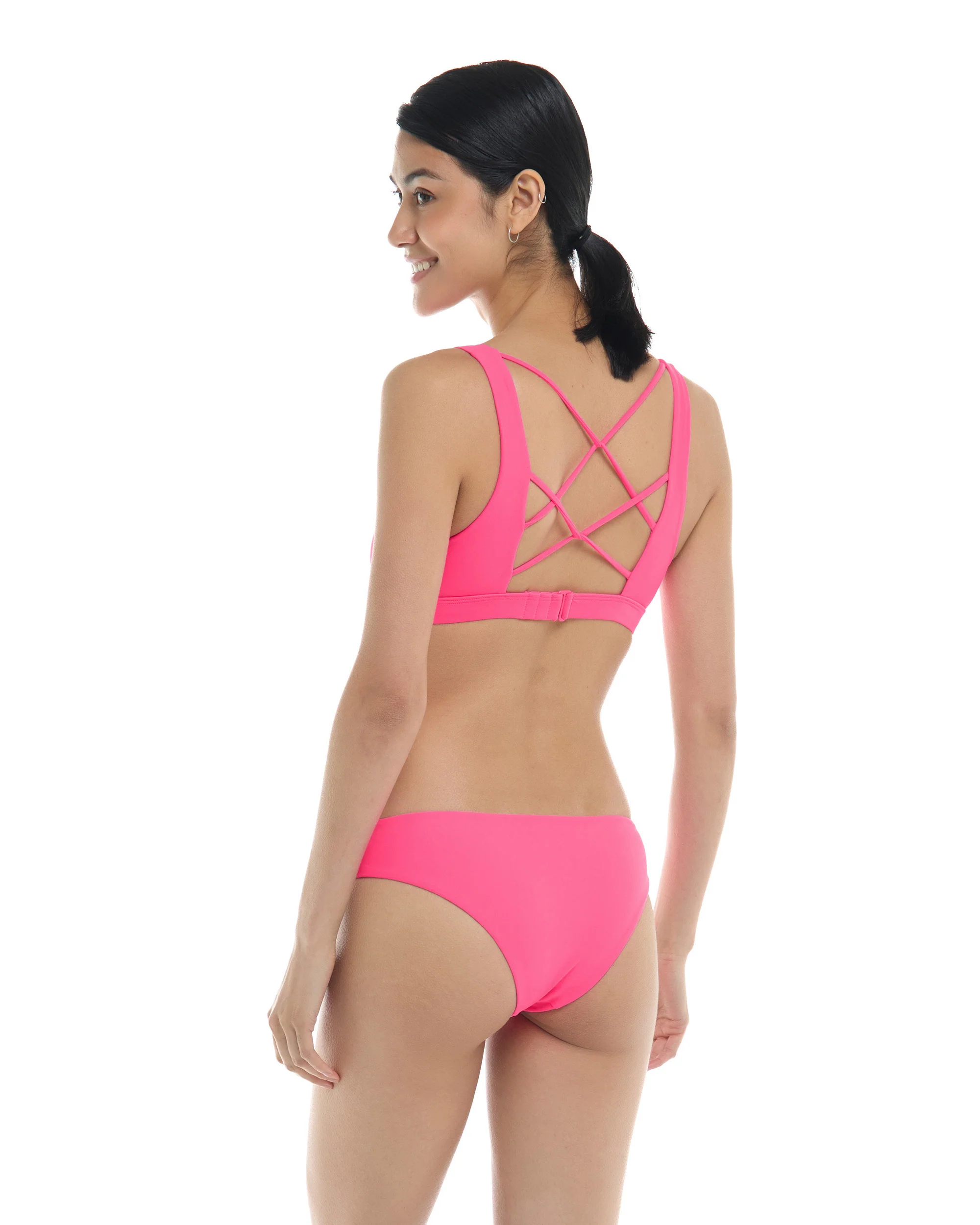Smoothies Phillis Low Rise Bikini Bottom - Bubble Gum - Image 4