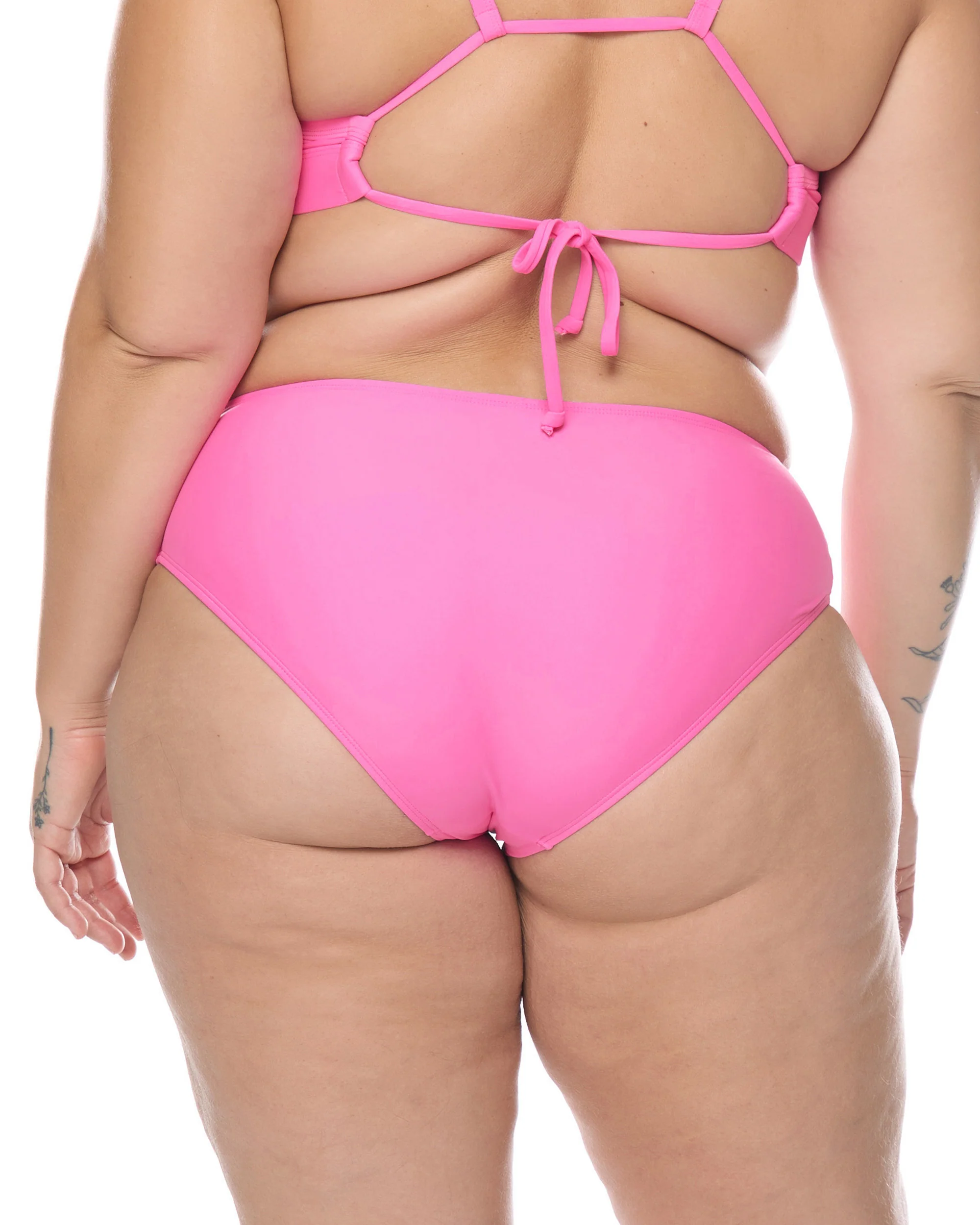 Smoothies Retro Plus Size Swim Bottom - Sugar Plum - Image 2