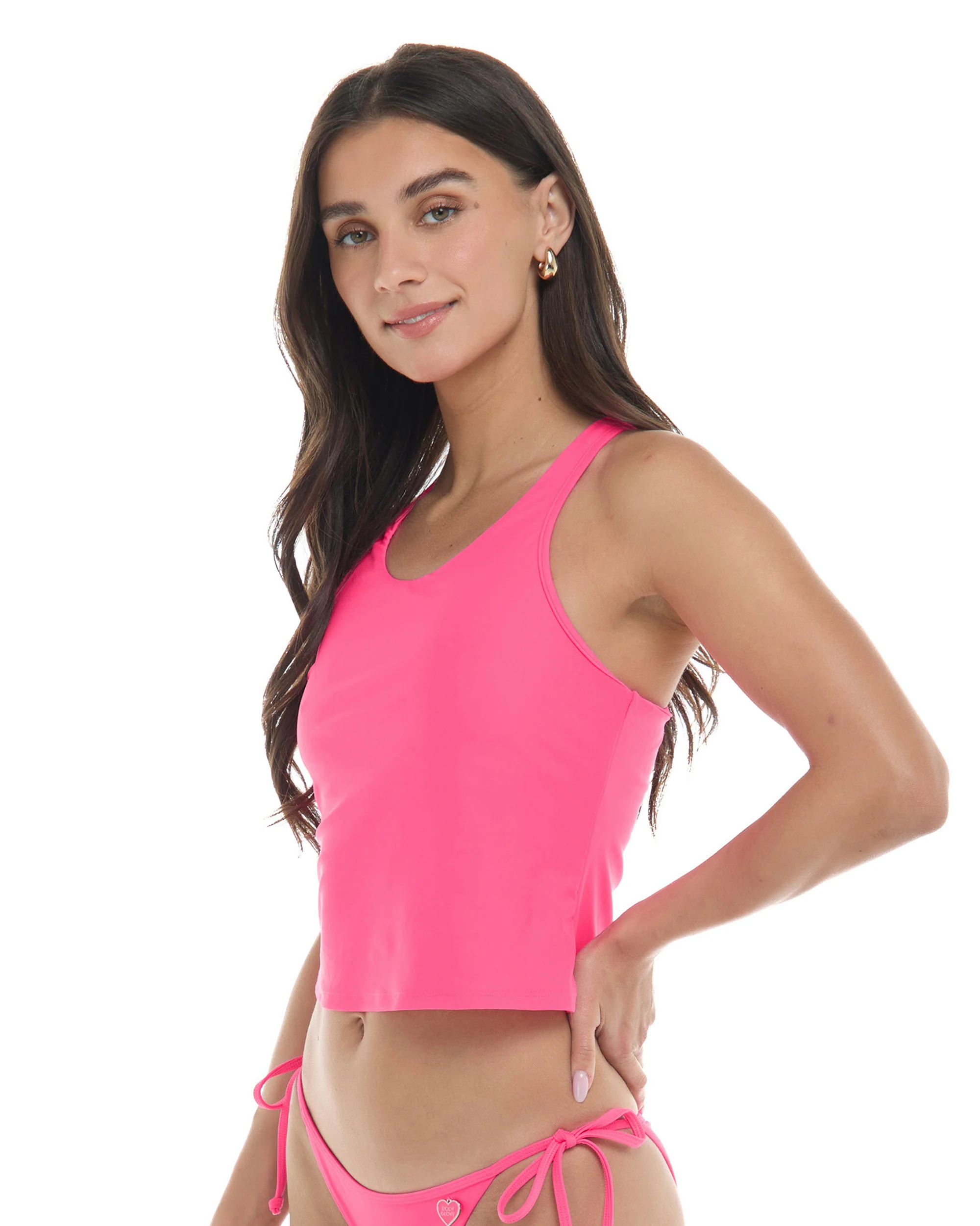 Smoothies Reva Crop Top - Bubble Gum - Image 3
