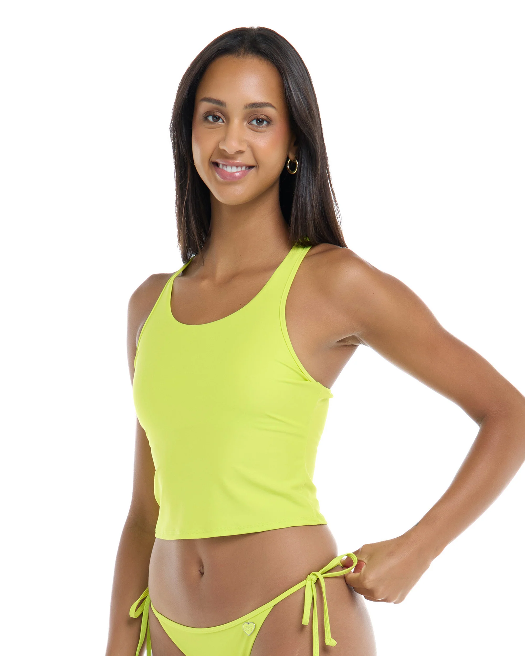 Smoothies Reva Crop Top - Key Lime - Image 3