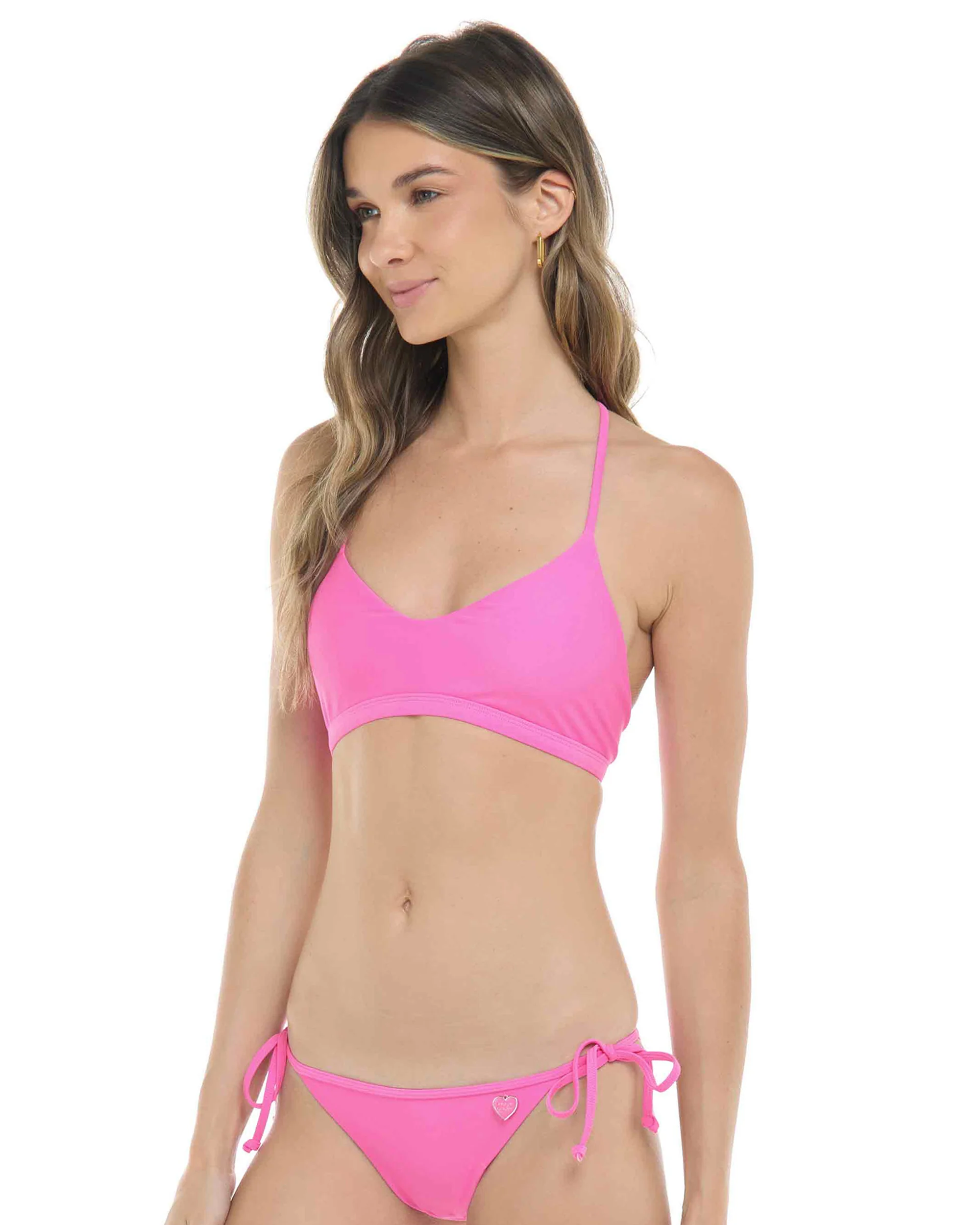 Smoothies Ruth Fixed Triangle Swim Top - Sugar Plum - Image 3