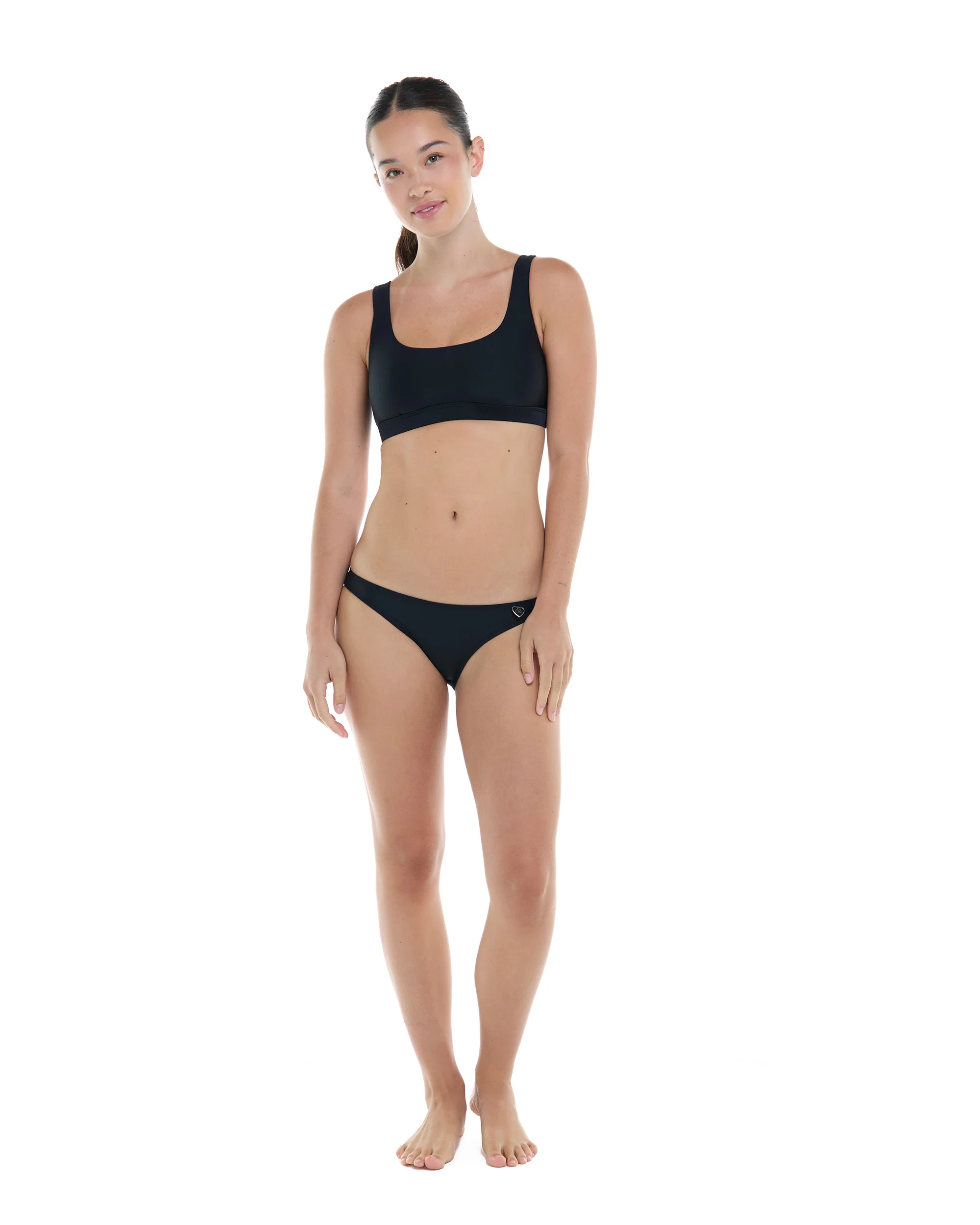 Smoothies Star Cross-Over Sports Bra - Black - Image 4