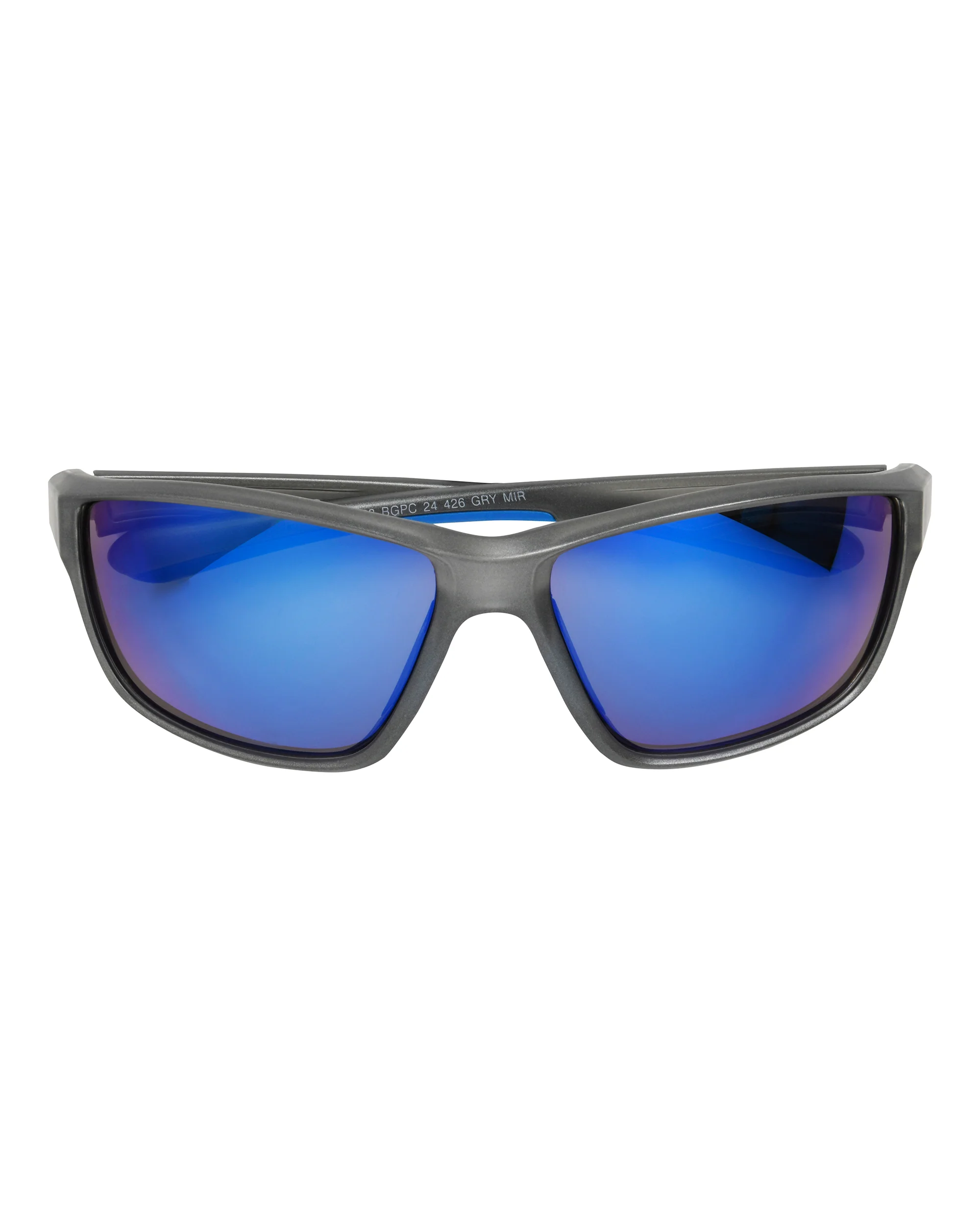 Stoked Wrap Sunglasses - Grey - Image 5